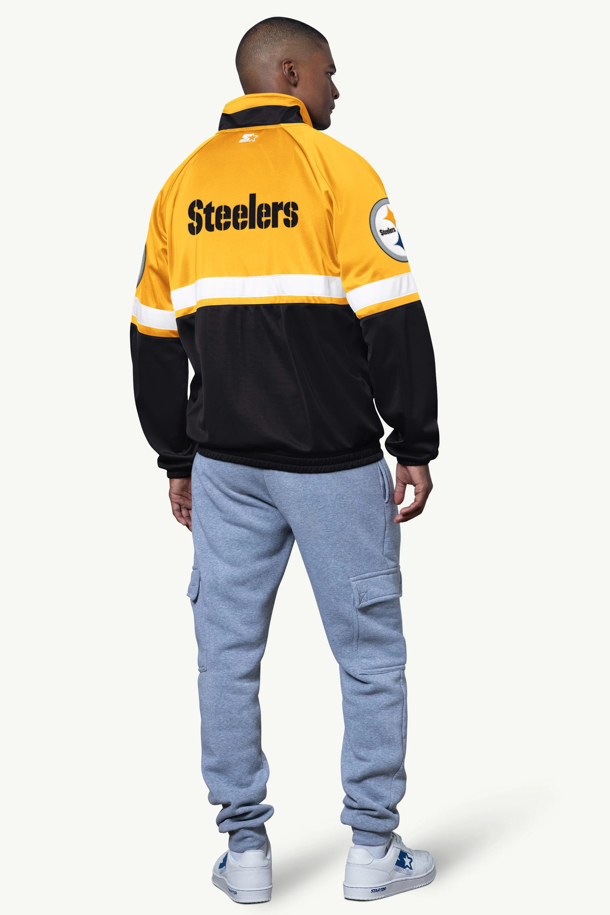 MENS PITTSBURGH STEELERS VETERAN TRACK JACKET - Image 2