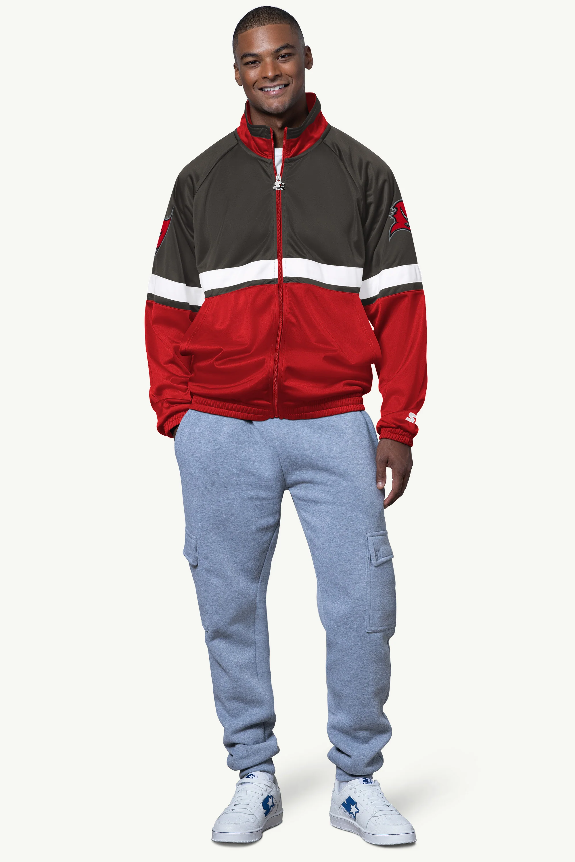 MENS TAMPA BAY BUCCANEERS VETERAN TRACK JACKET - Image 3