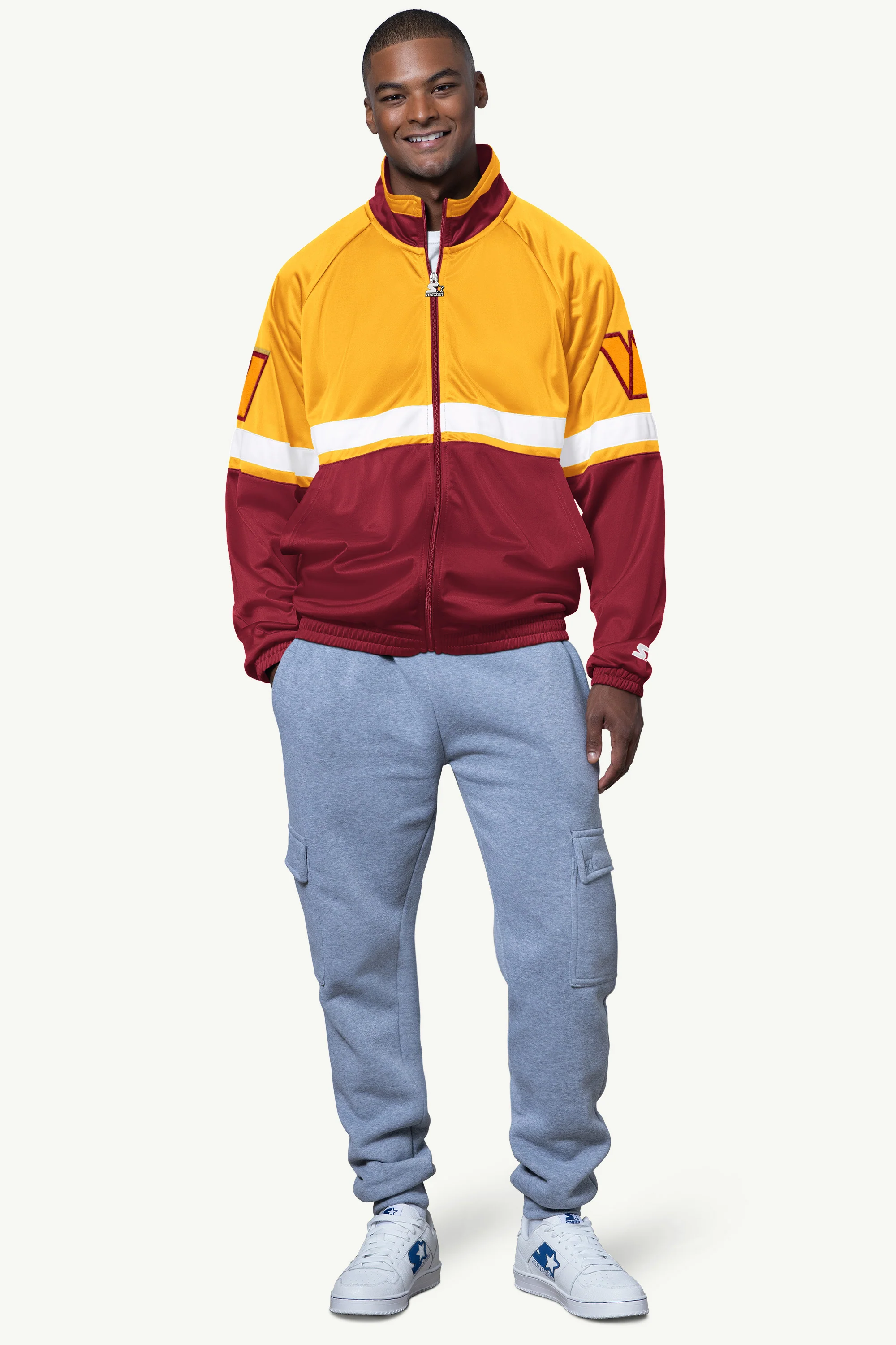 MENS WASHINGTON COMMANDERS VETERAN TRACK JACKET - Image 3