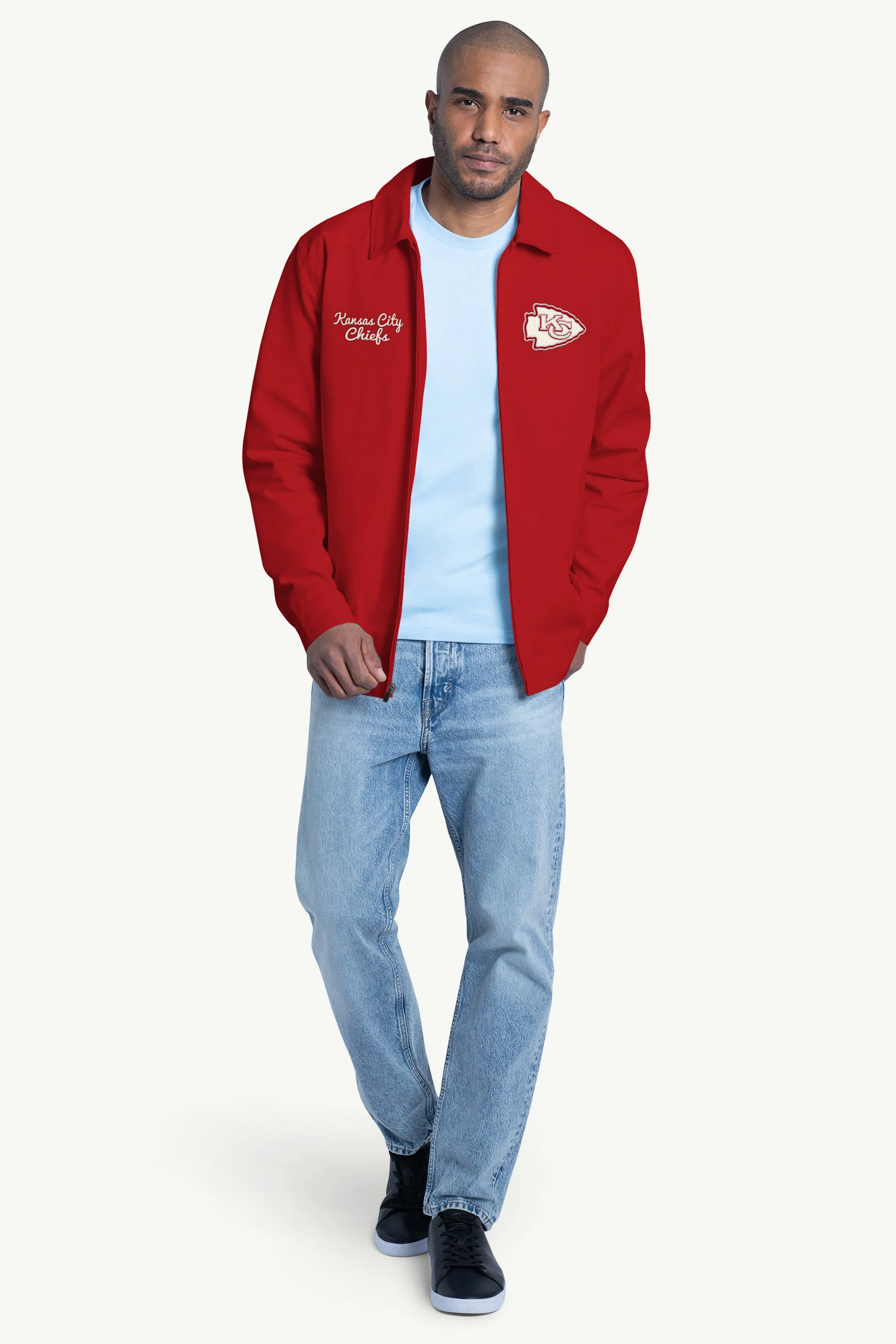 MENS KANSAS CITY CHIEFS FRANCHISE FULL ZIP JACKET - Image 3