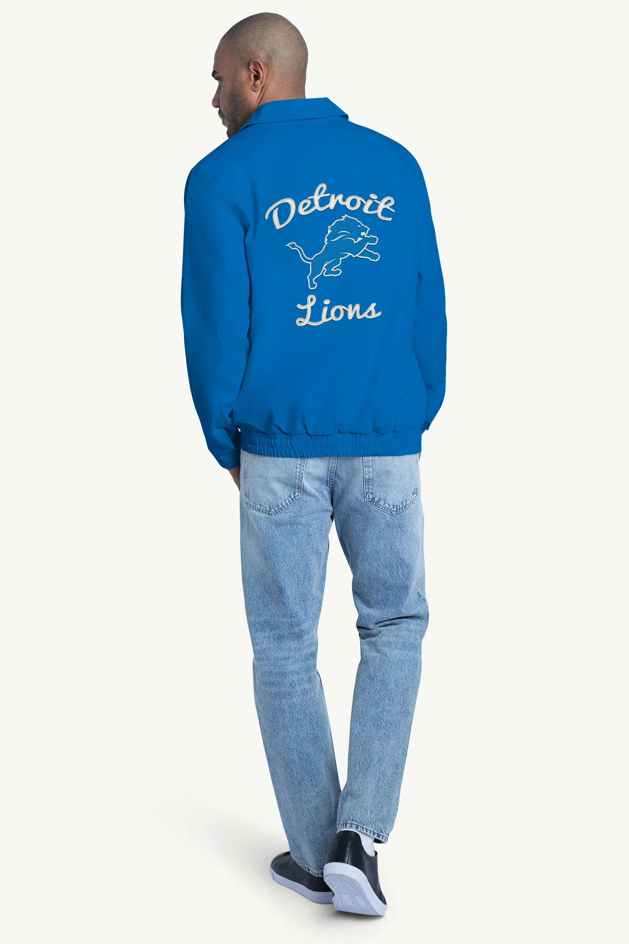 MENS DETROIT LIONS FRANCHISE FULL ZIP JACKET - Image 2