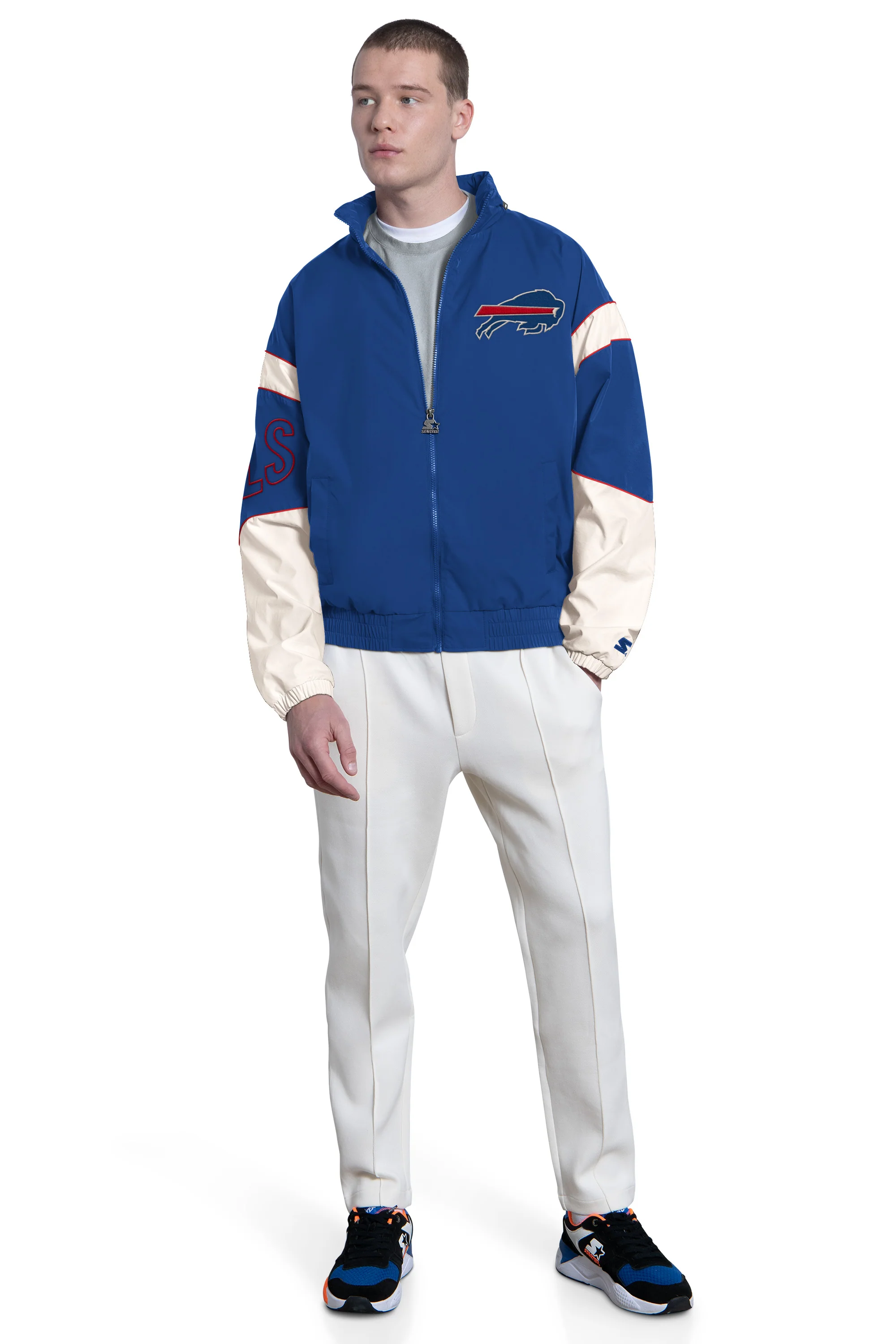 MENS BUFFALO BILLS THE GUST FULL ZIP JACKET - Image 4