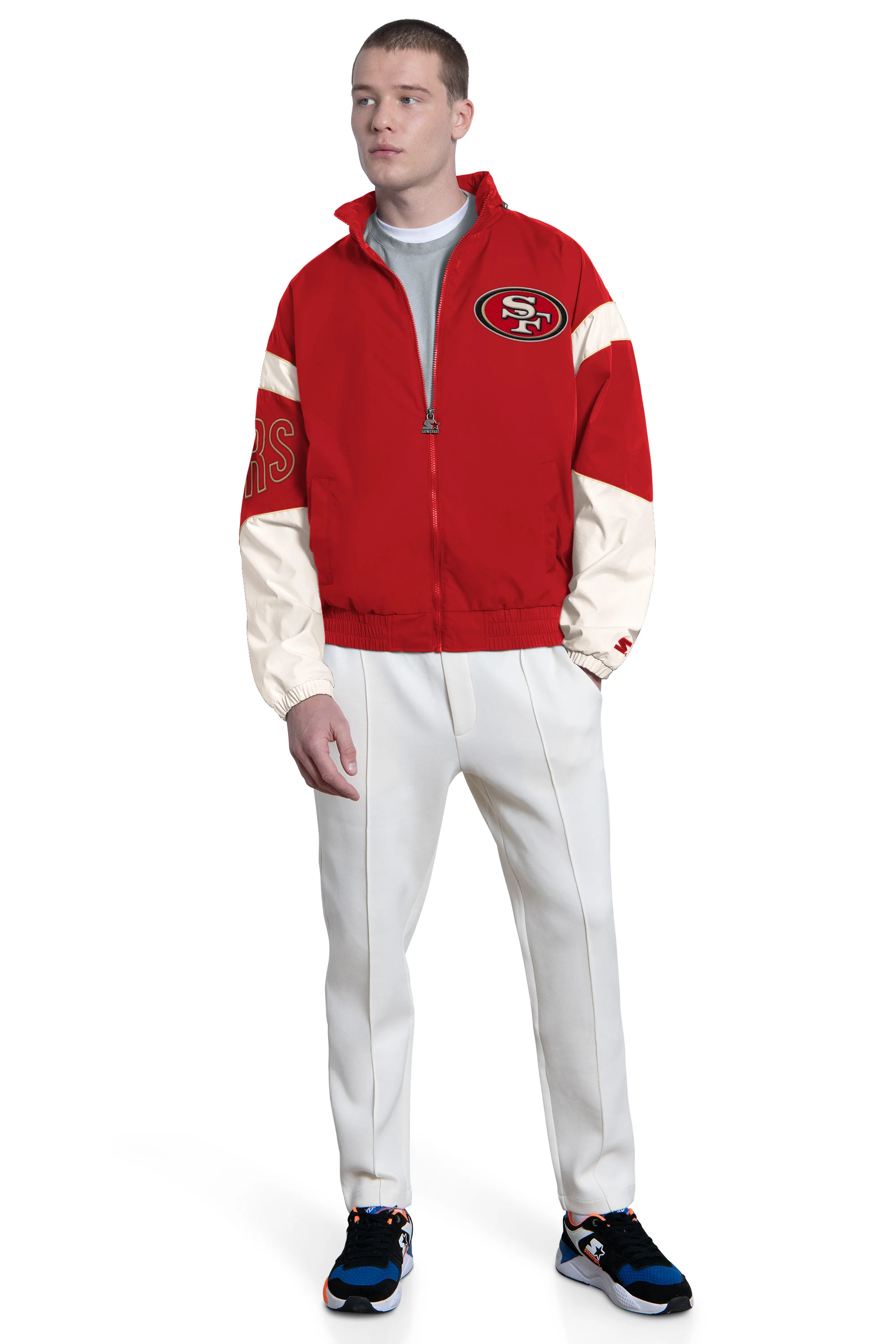 MENS SAN FRANCISCO 49ERS THE GUST FULL ZIP JACKET - Image 4