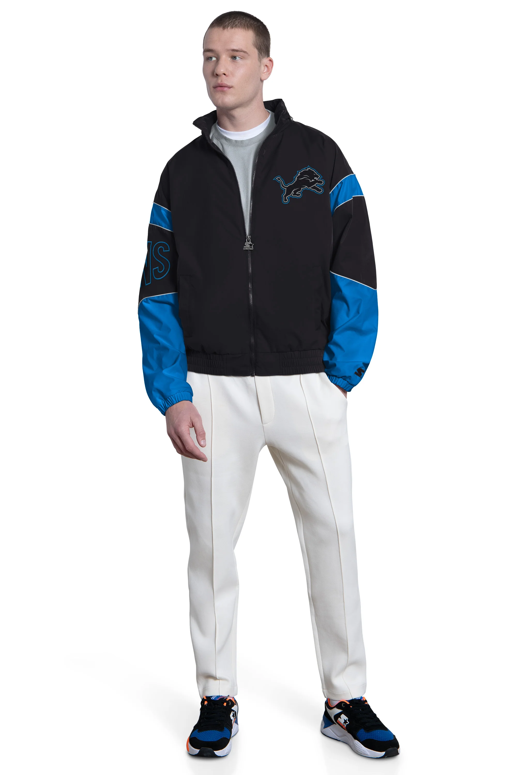 MENS DETROIT LIONS THE GUST FULL ZIP JACKET - Image 4