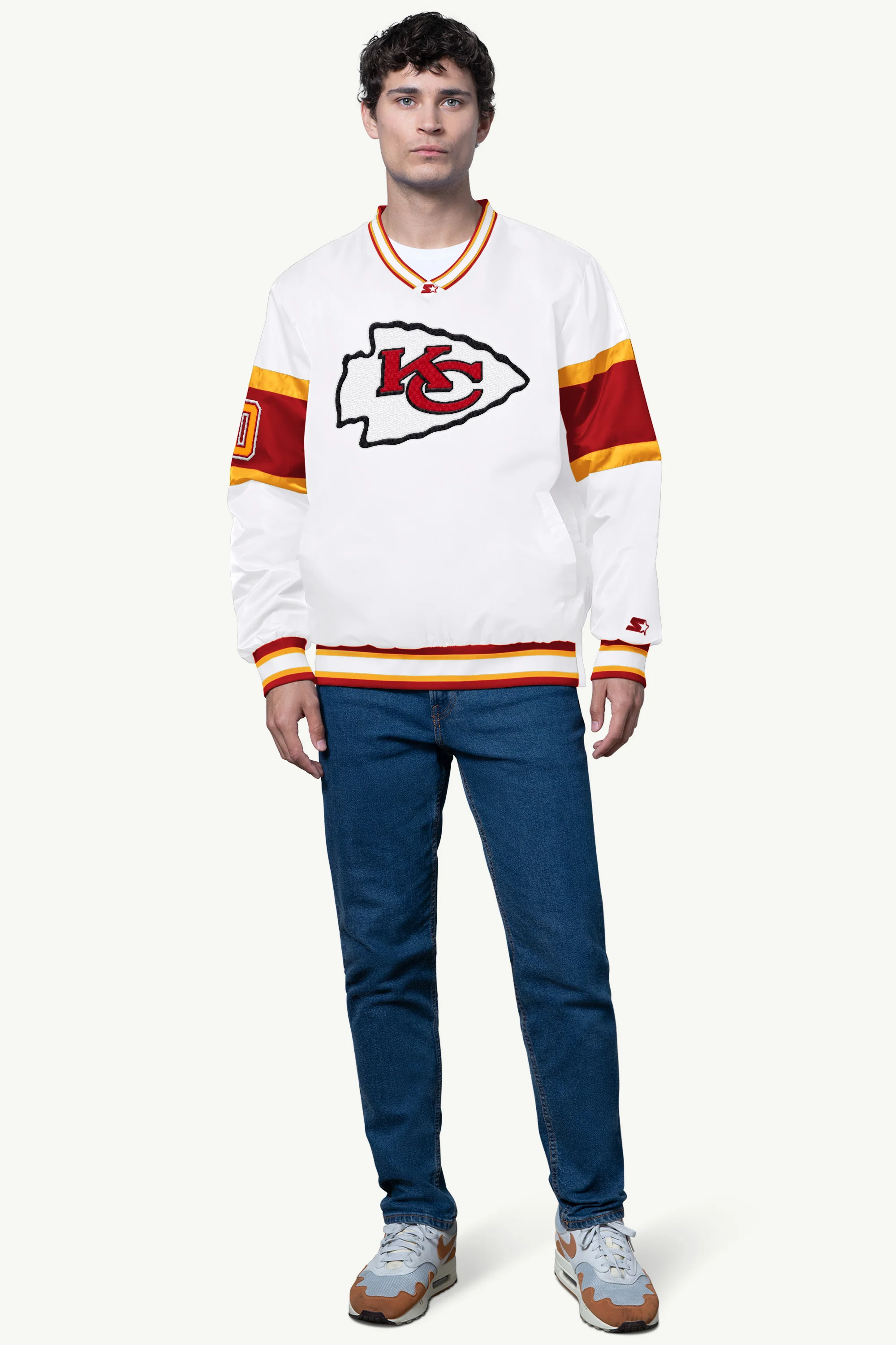 MENS KANSAS CITY CHIEFS SIGNAL COLLAR PULLOVER - Image 3