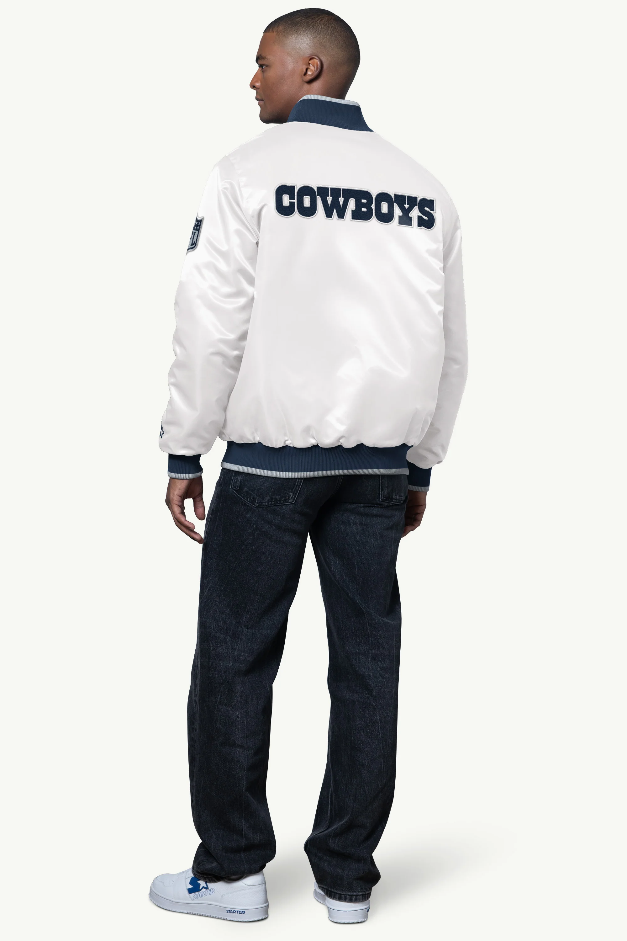 MENS DALLAS COWBOYS AMBASSADOR SATIN VARSITY - Image 2