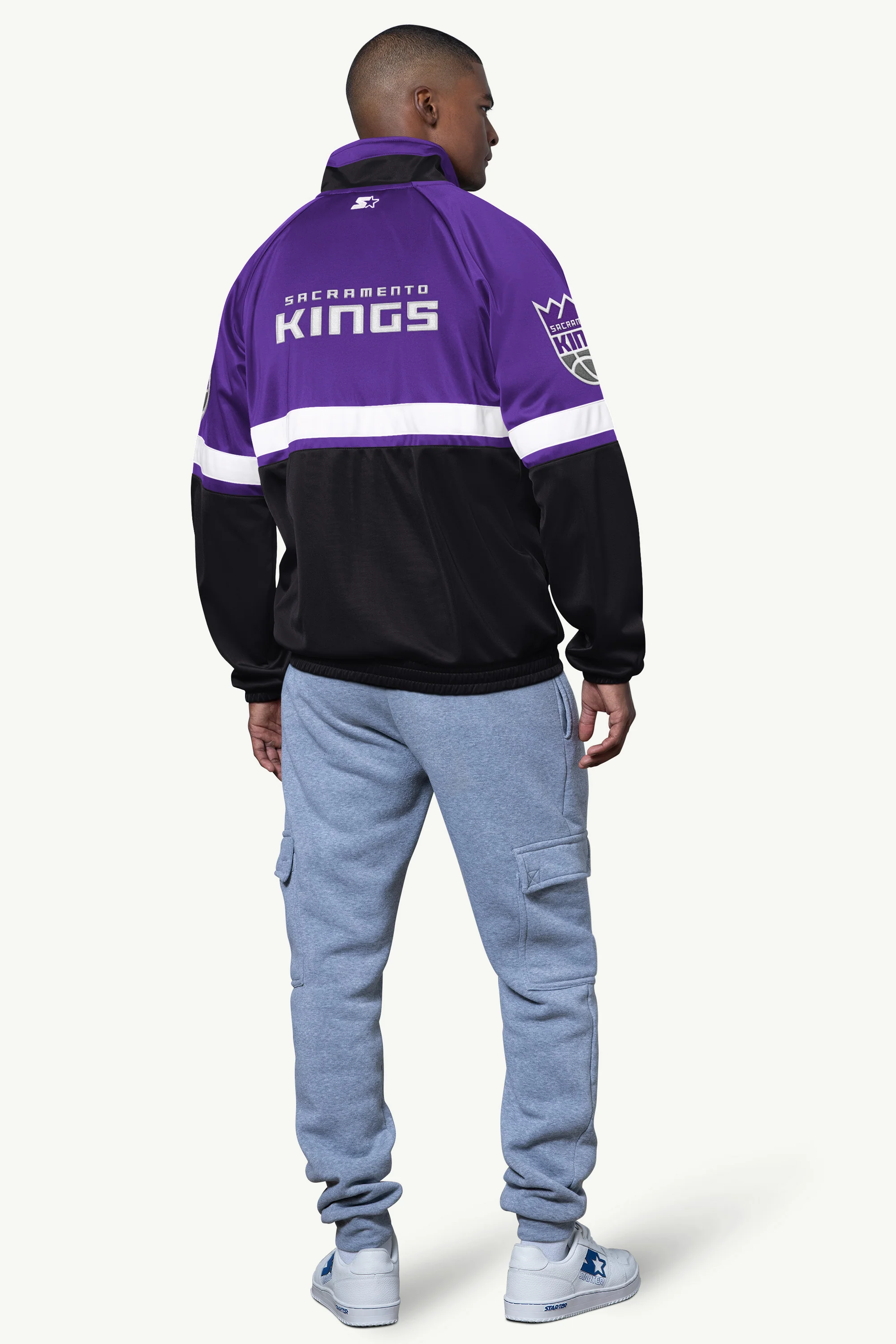 MENS SACRAMENTO KINGS VETERAN TRACK JACKET - Image 2