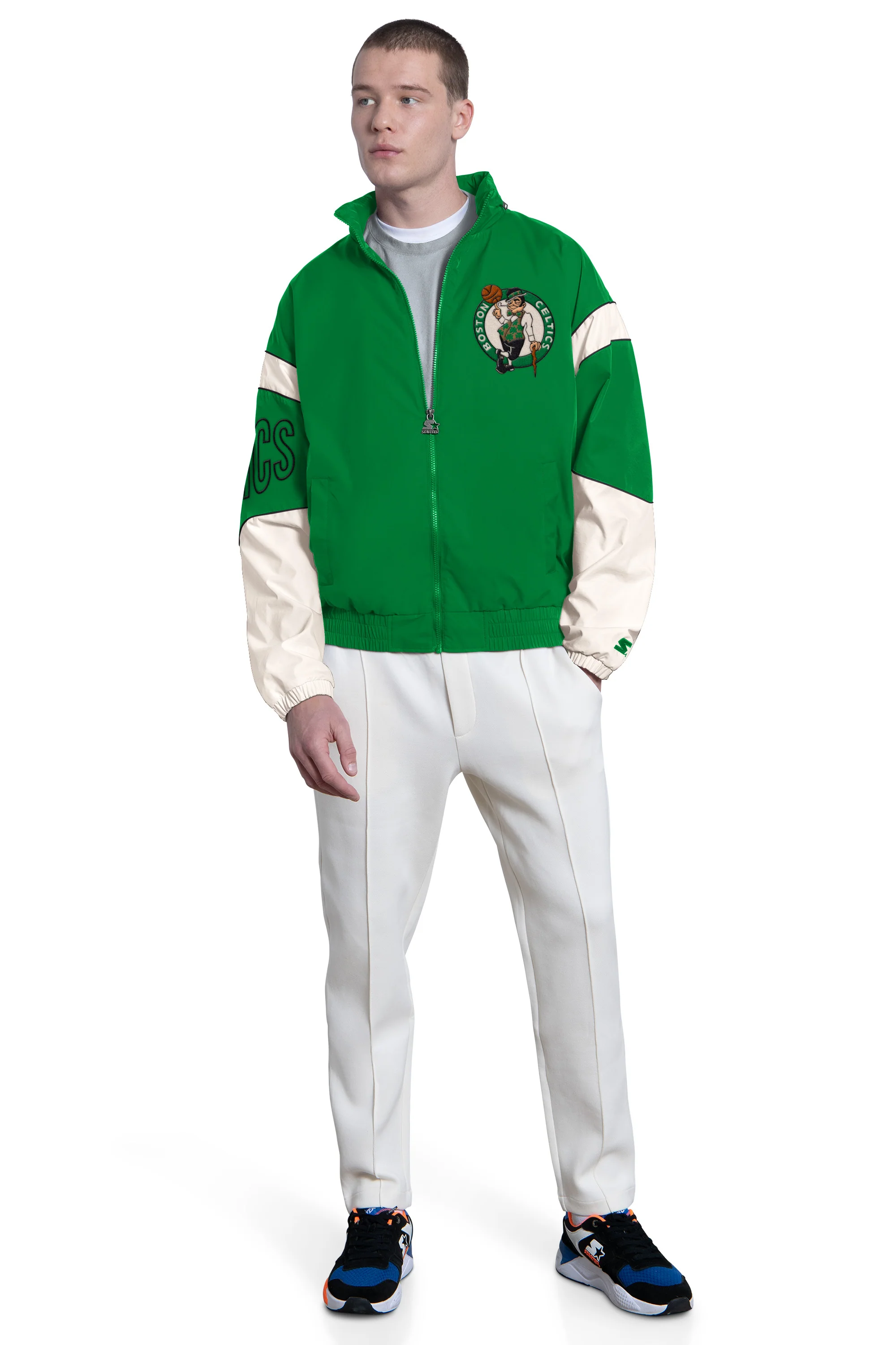 MENS BOSTON CELTICS THE GUST FULL ZIP JACKET - Image 4