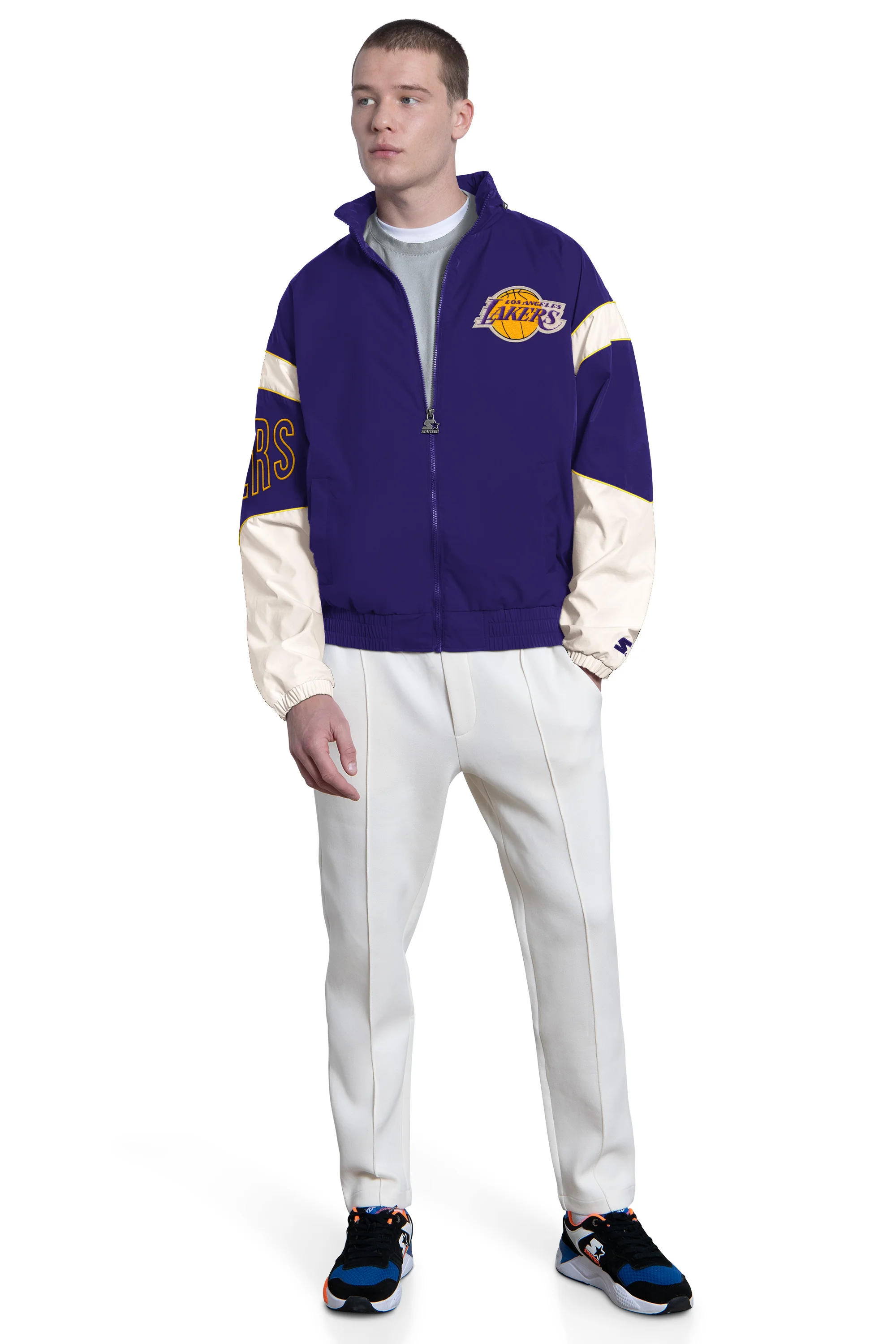 MENS LA LAKERS THE GUST FULL ZIP JACKET - Image 4