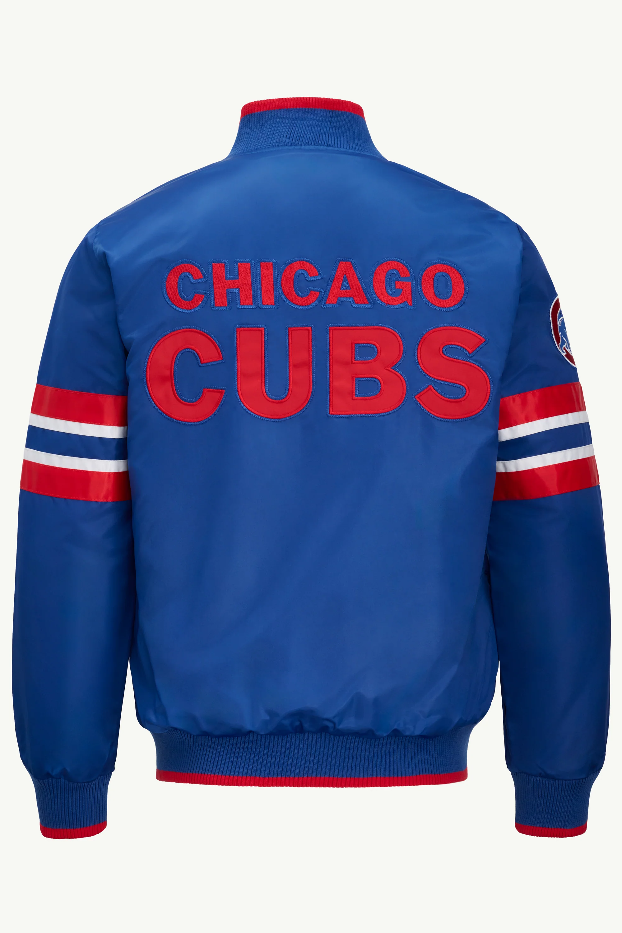MENS CHICAGO CUBS SATIN JACKET - Image 4