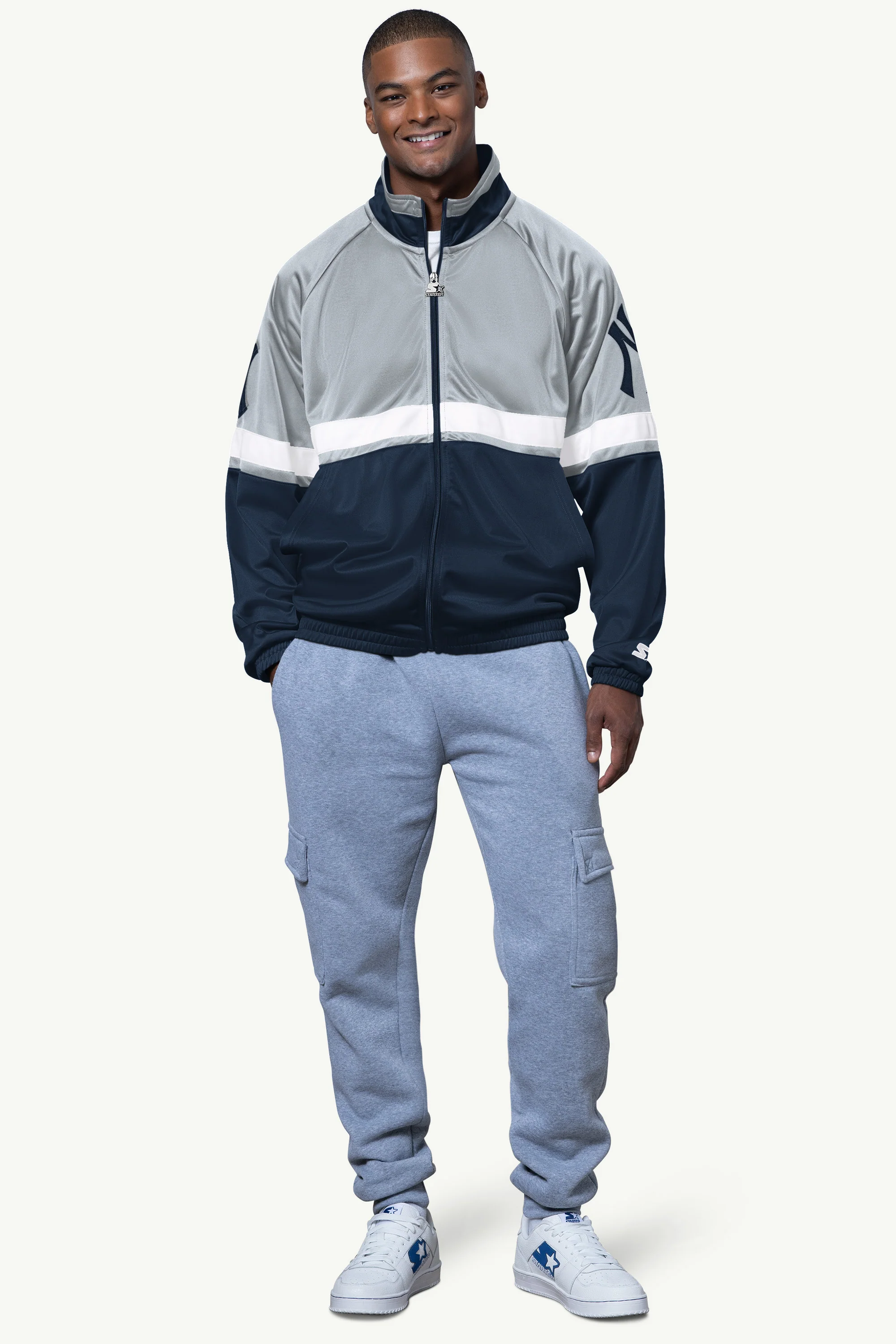MENS NEW YORK YANKEES VETERAN TRACK JACKET - Image 3