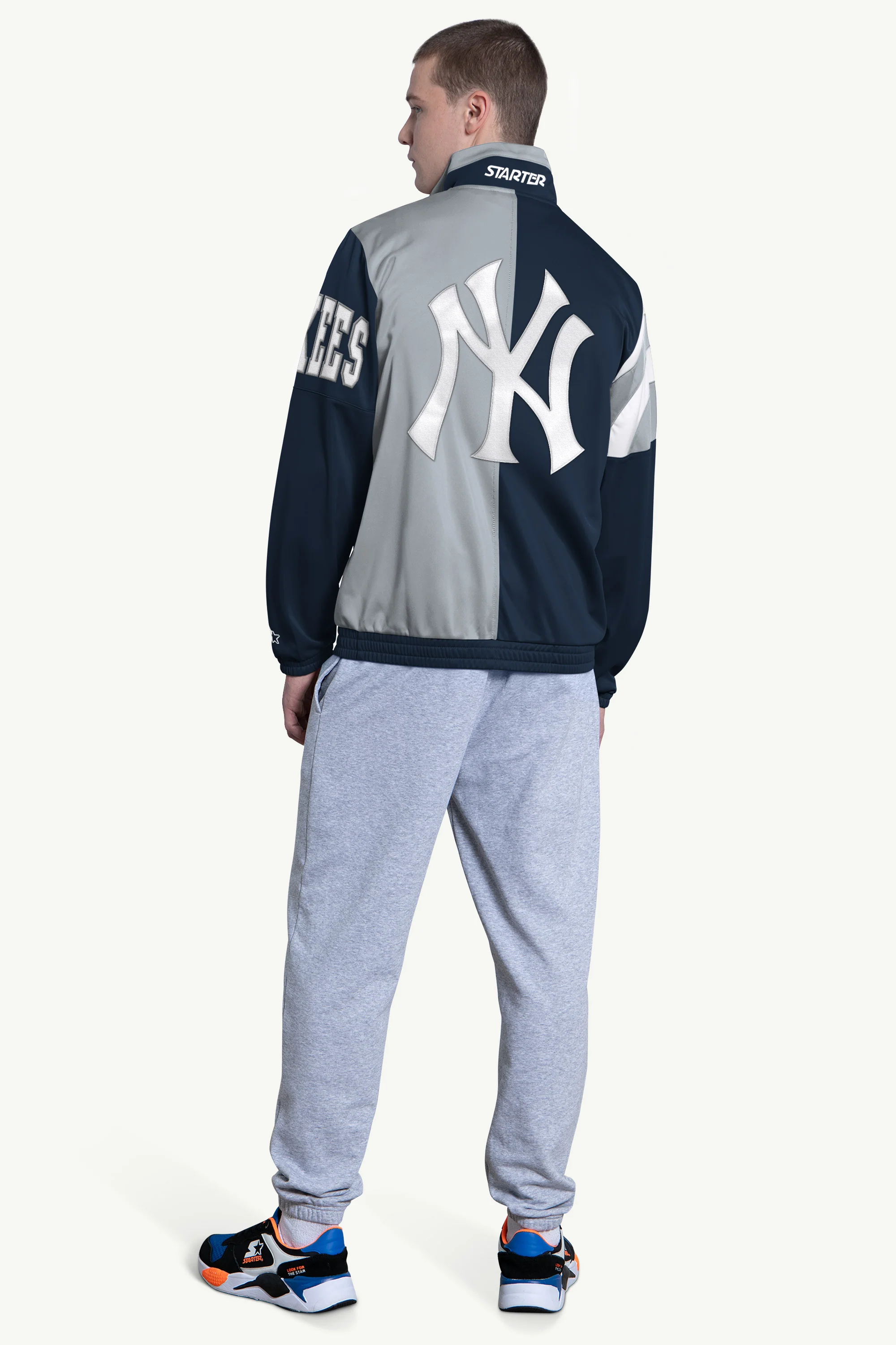 MENS NEW YORK YANKEES HERITAGE TRACK JACKET - Image 2