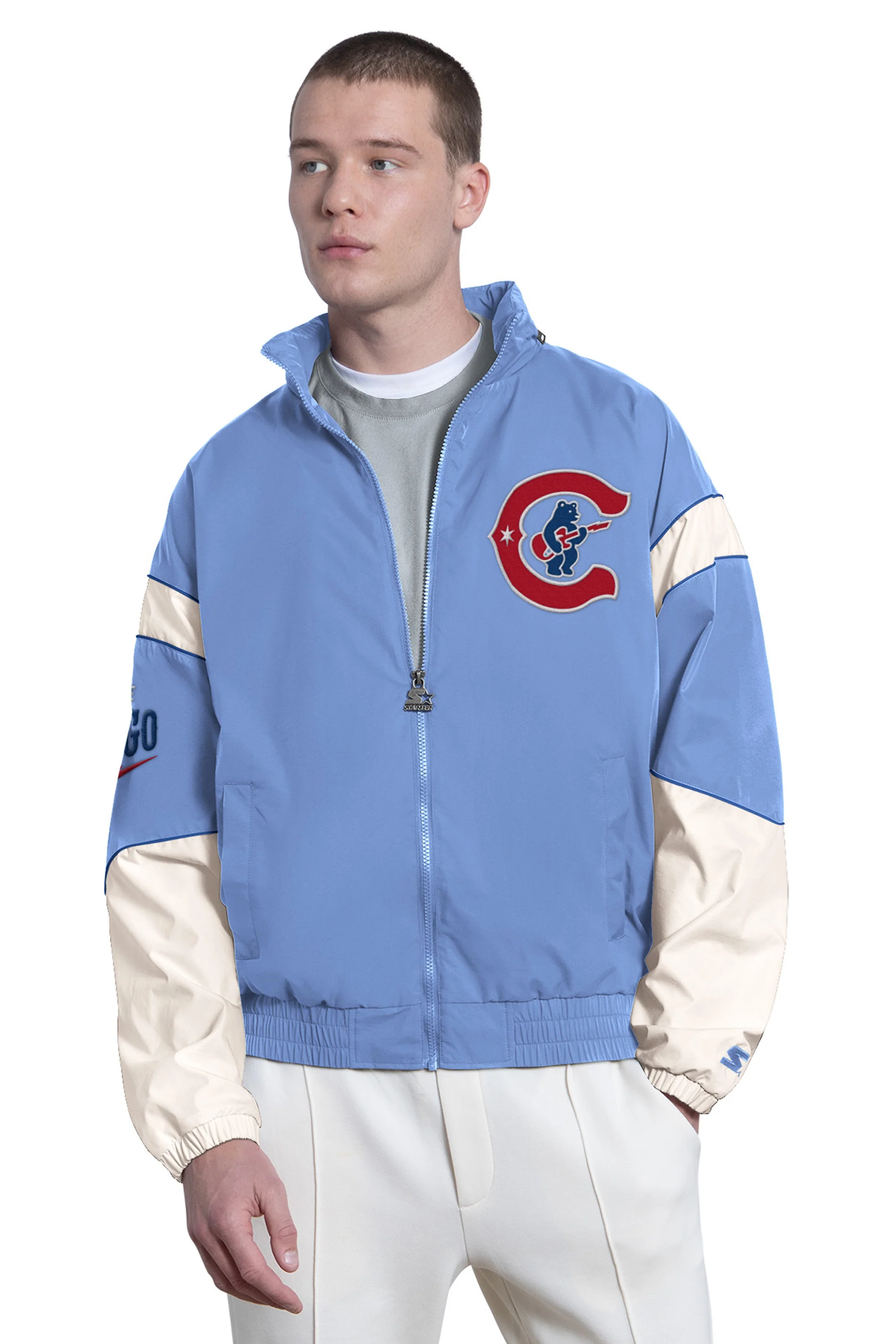 MENS CHICAGO CUBS THE GUST FULL ZIP JACKET