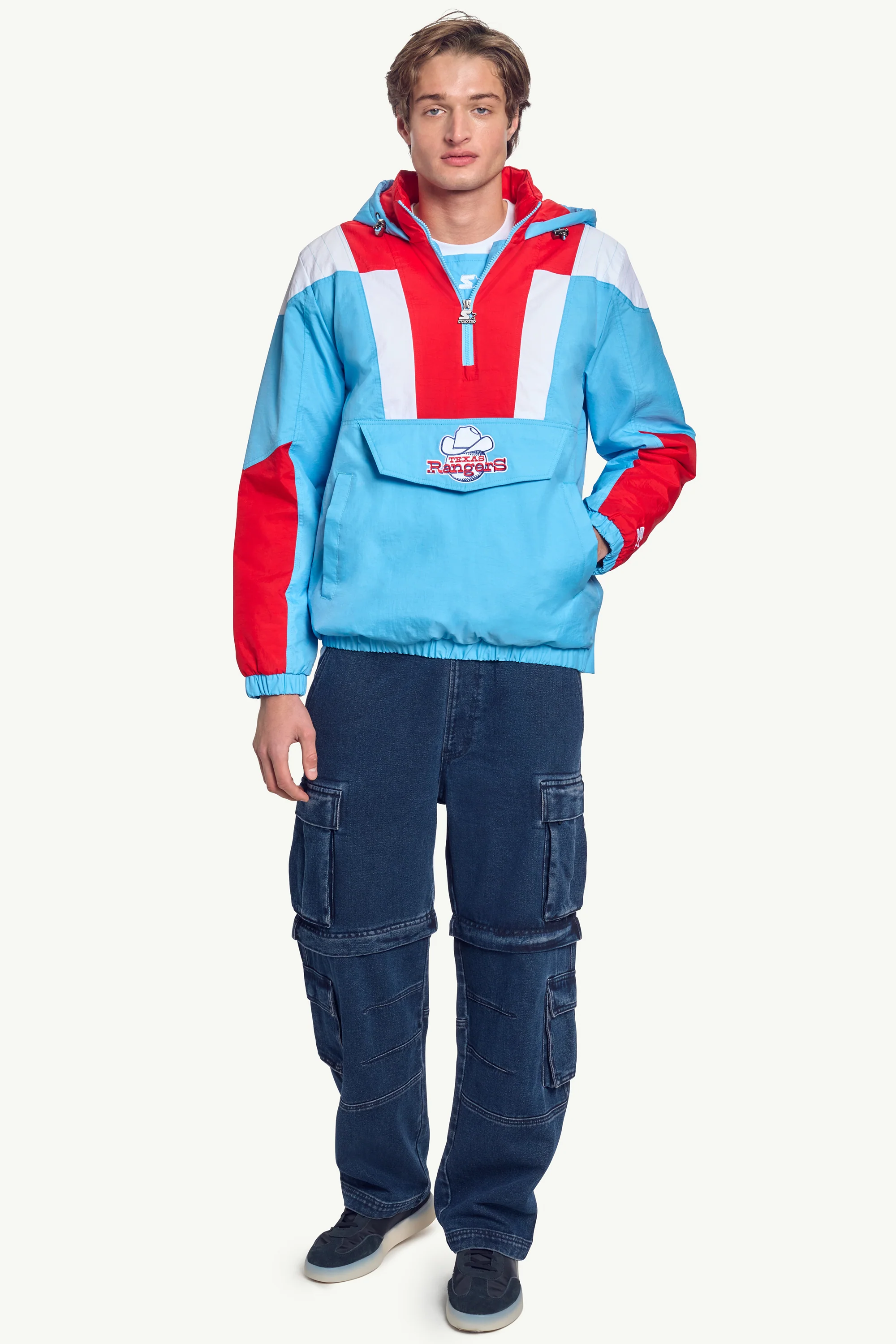 MENS TEXAS RANGERS WINDBREAKER - Image 4