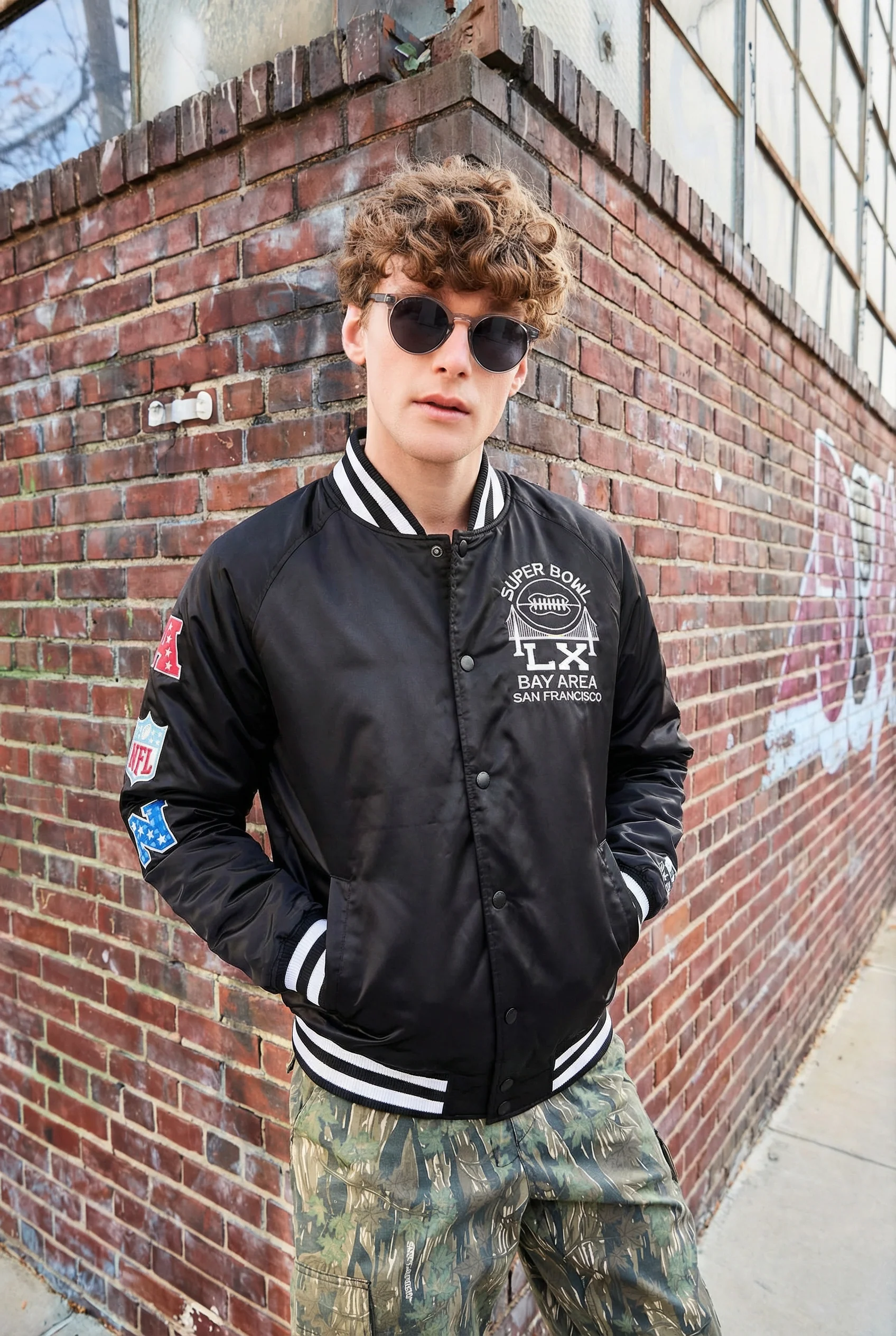 MENS SUPER BOWL LX VARSITY JACKET - Image 5