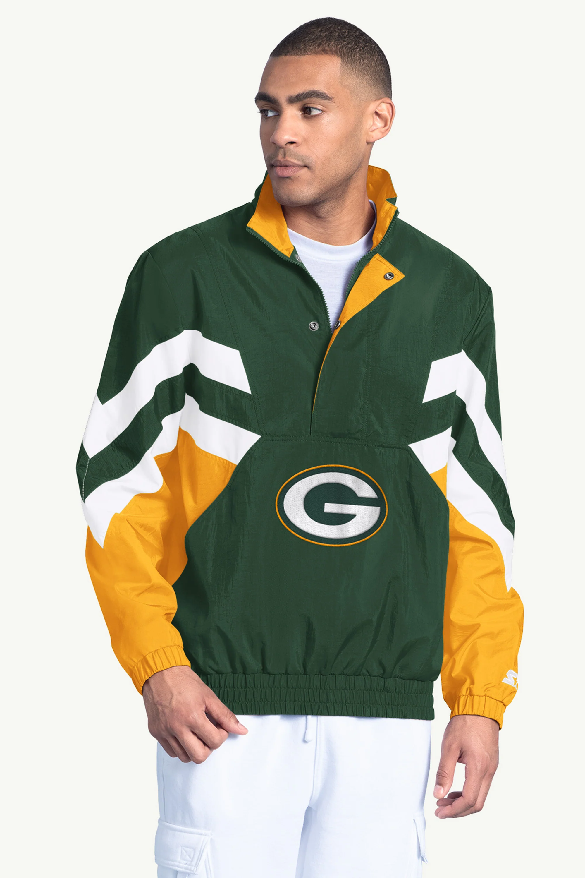 MENS GREEN BAY PACKERS WINDBREAKER