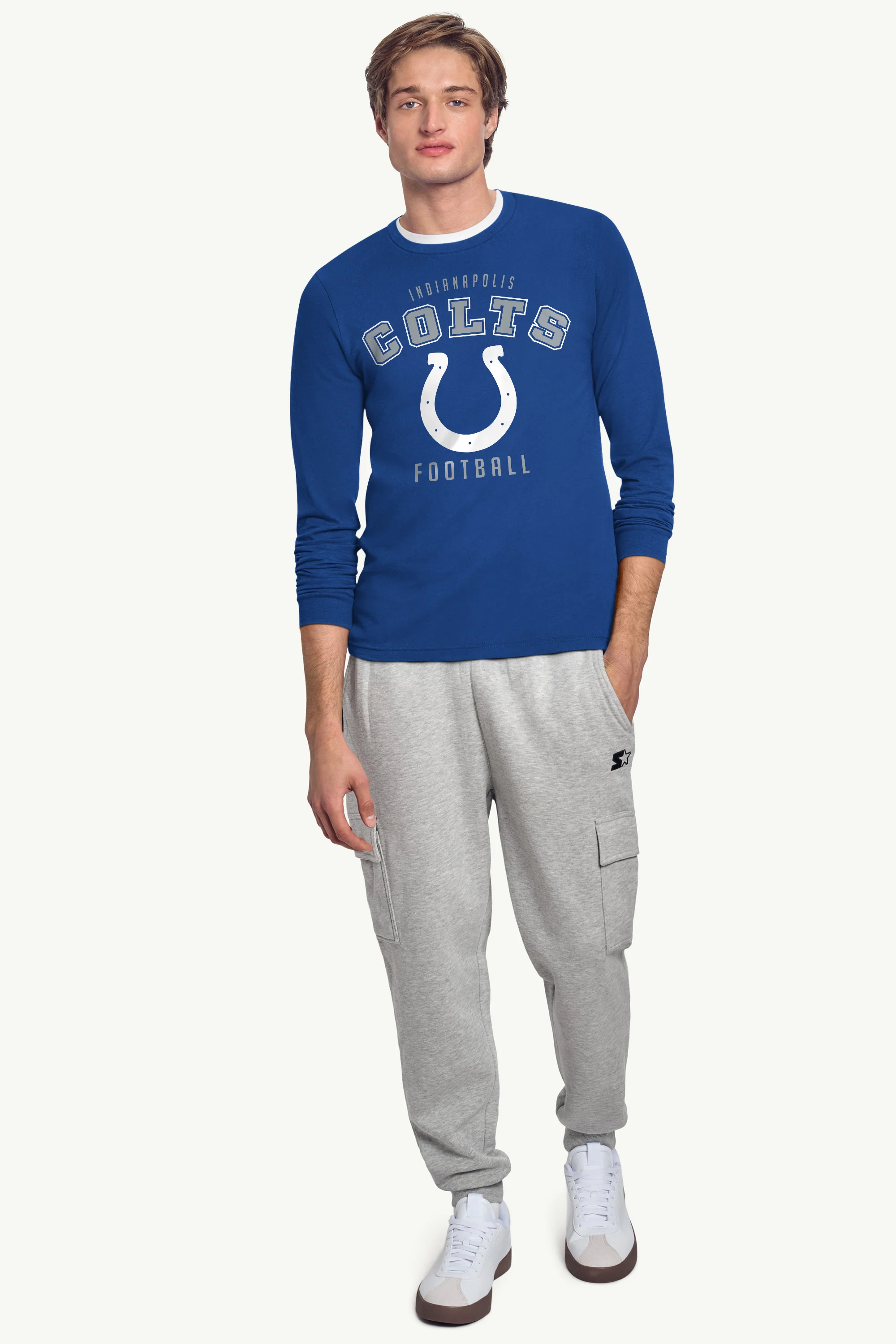 MENS INDIANAPOLIS COLTS LONG SLEEVE T SHIRT - Image 3