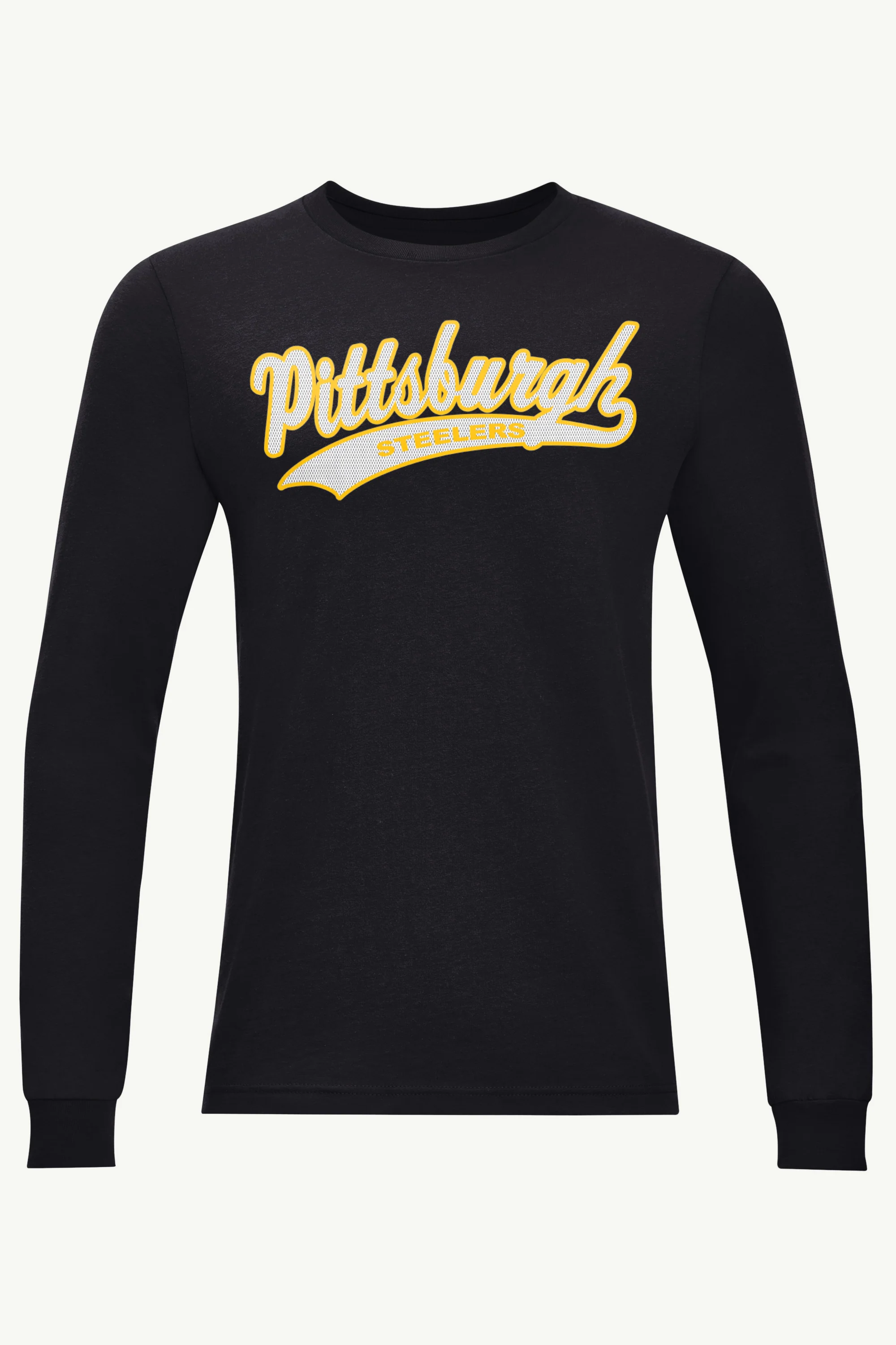 MENS PITTSBURGH STEELERS TAILSWEEP LONG SLEEVE T SHIRT
