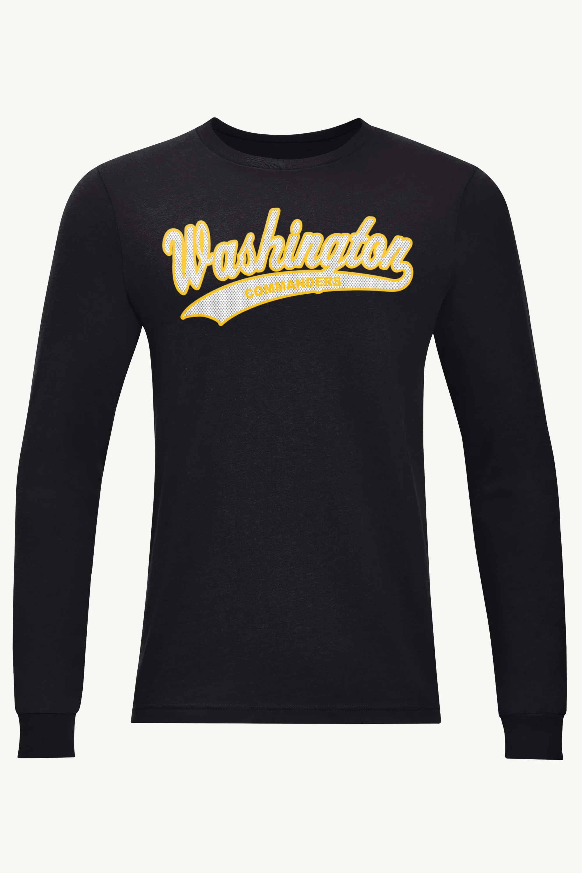 MENS WASHINGTON COMMANDERS TAILSWEEP LONG SLEEVE T SHIRT