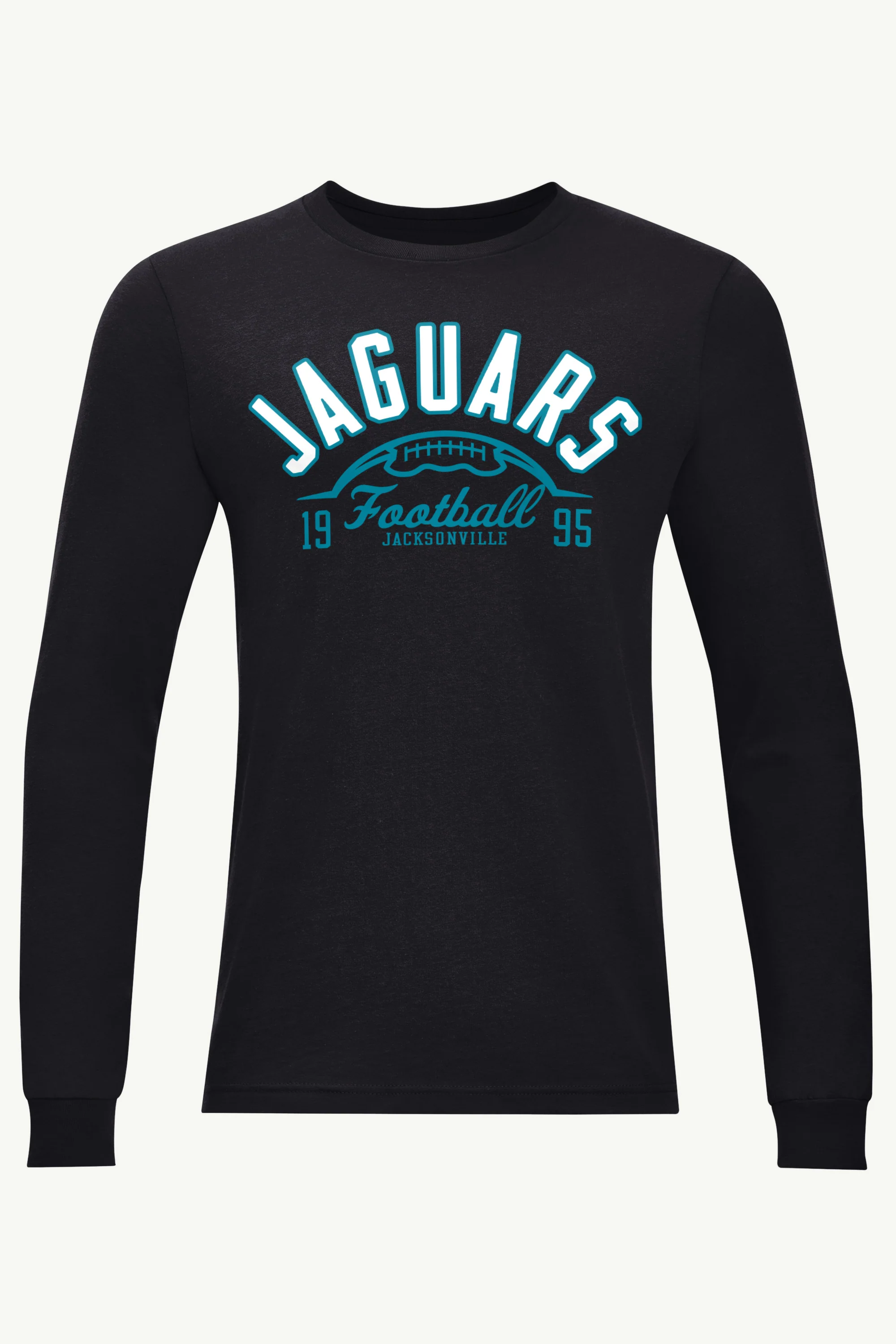 MENS JACKSONVILLE JAGUARS HALF BALL LONG SLEEVE T SHIRT