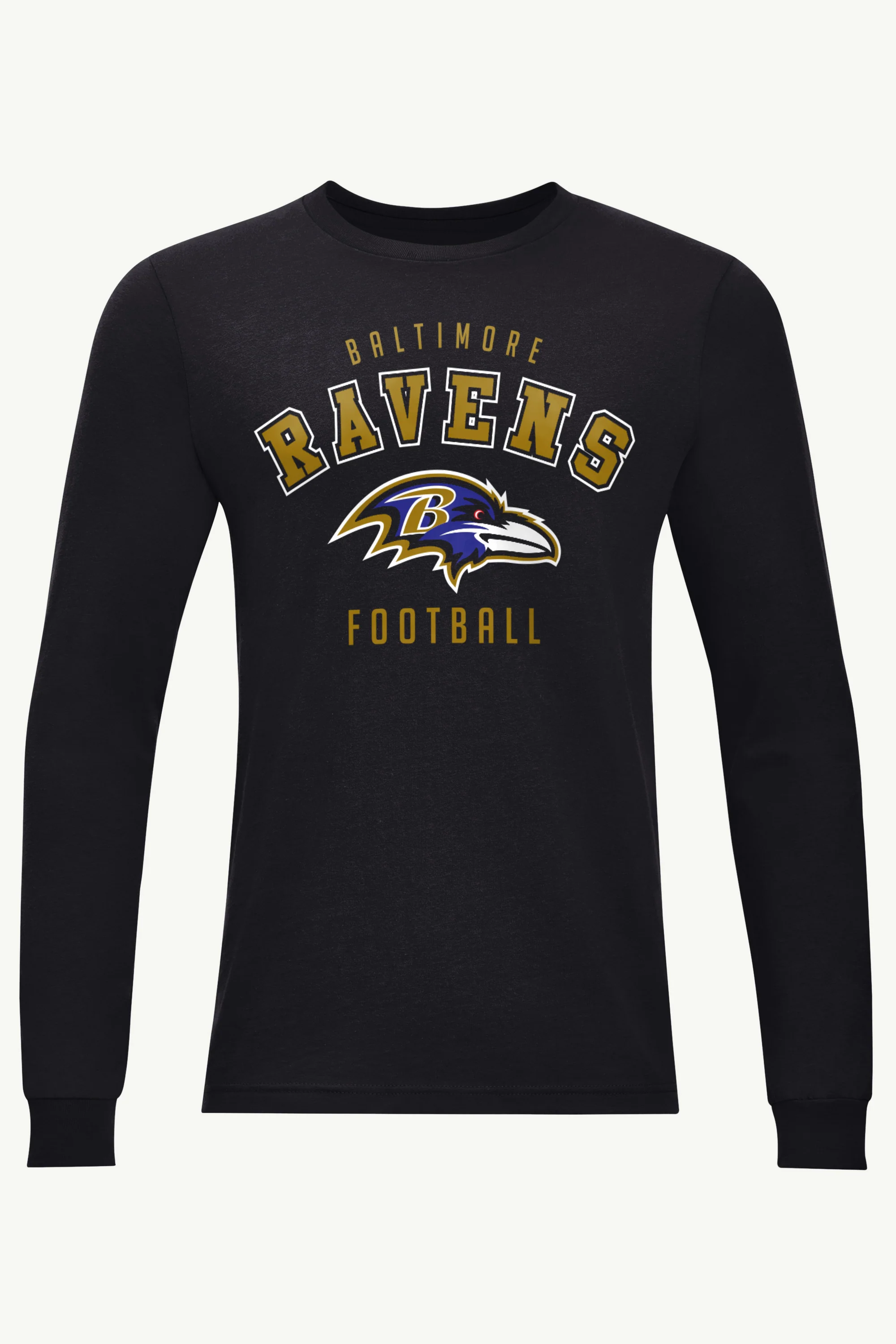 MENS BALTIMORE RAVENS LONG SLEEVE T SHIRT