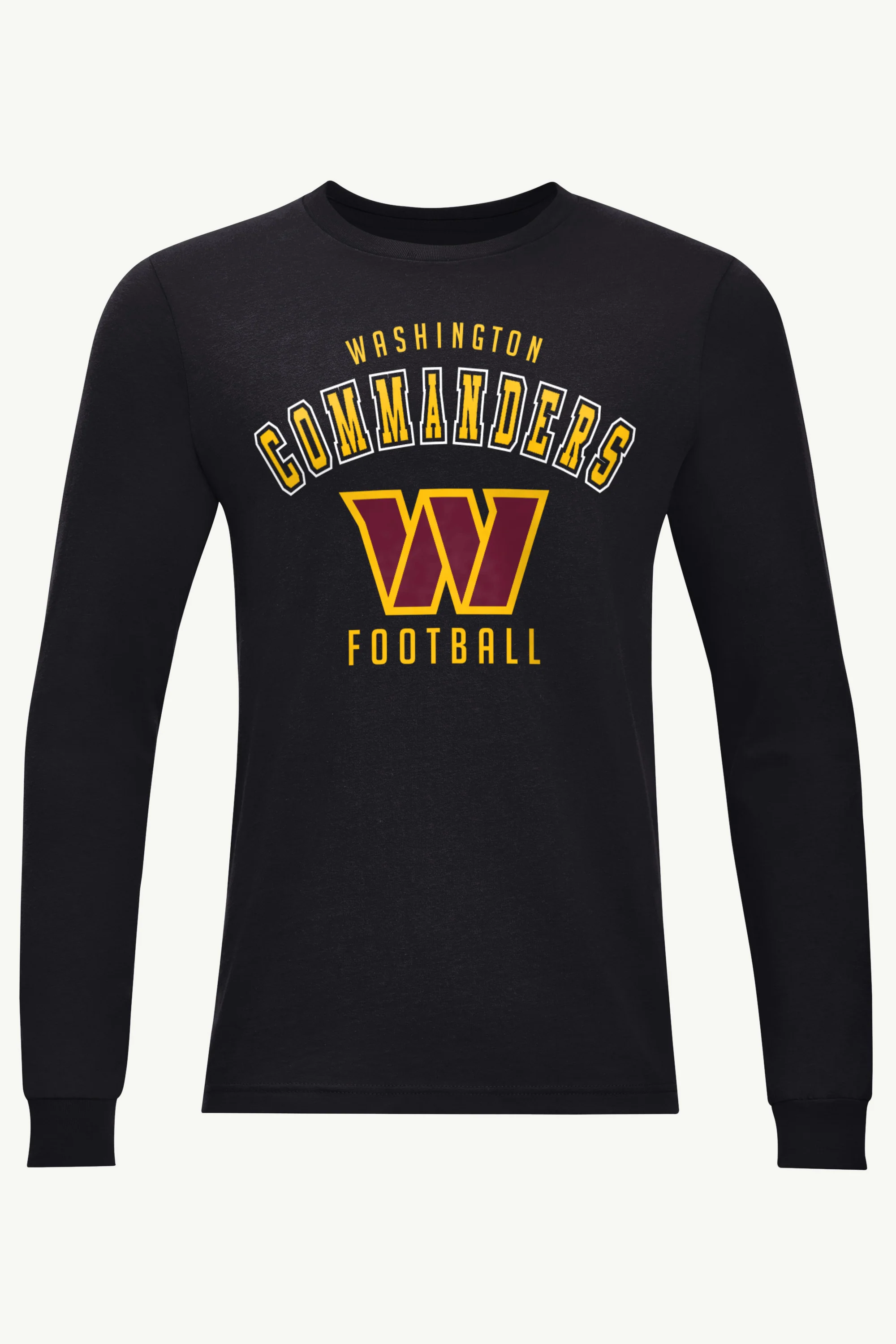 MENS WASHINGTON COMMANDERS LONG SLEEVE T SHIRT