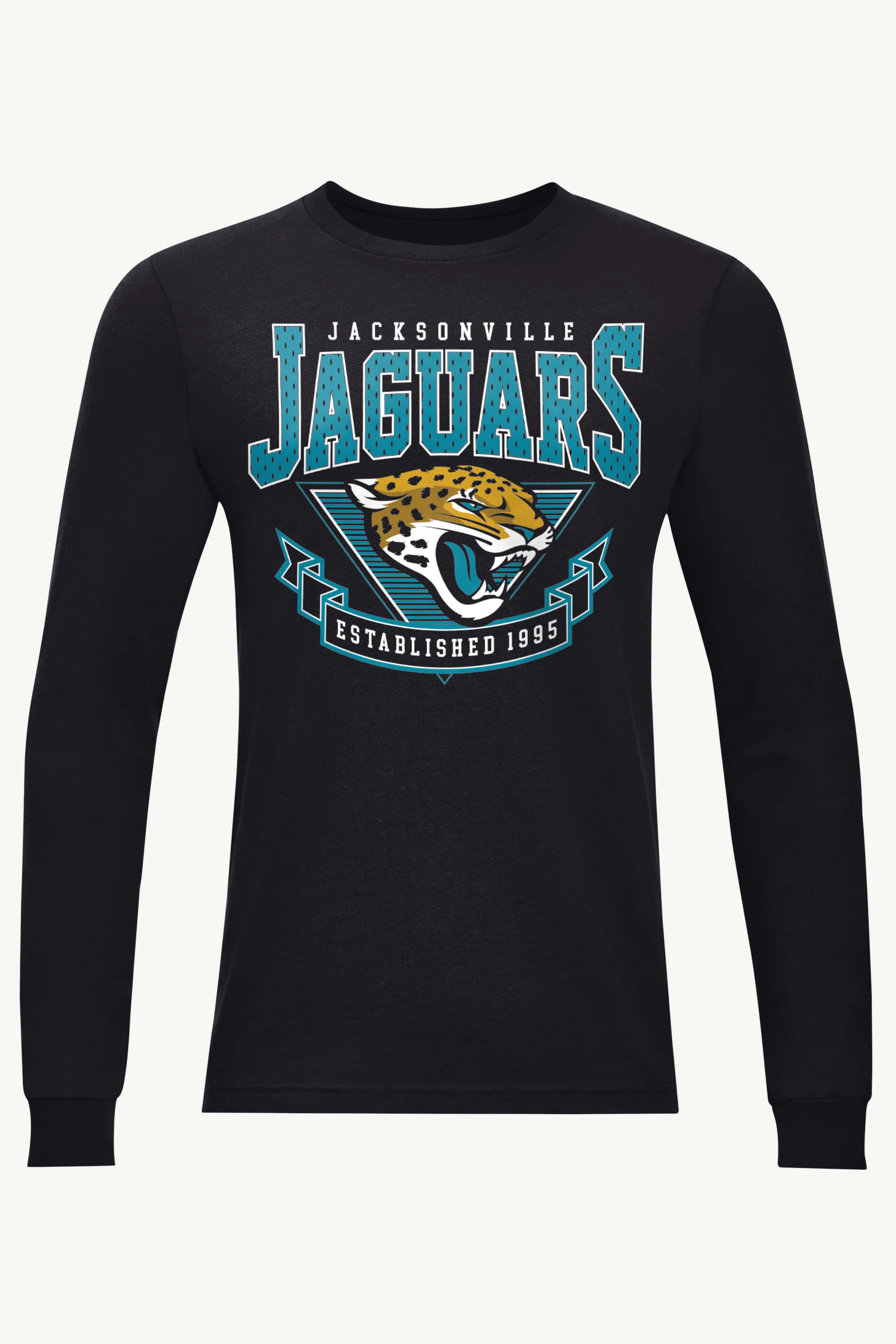 MENS JACKSONVILLE JAGUARS 80's INSPIRED LONG SLEEVE T SHIRT