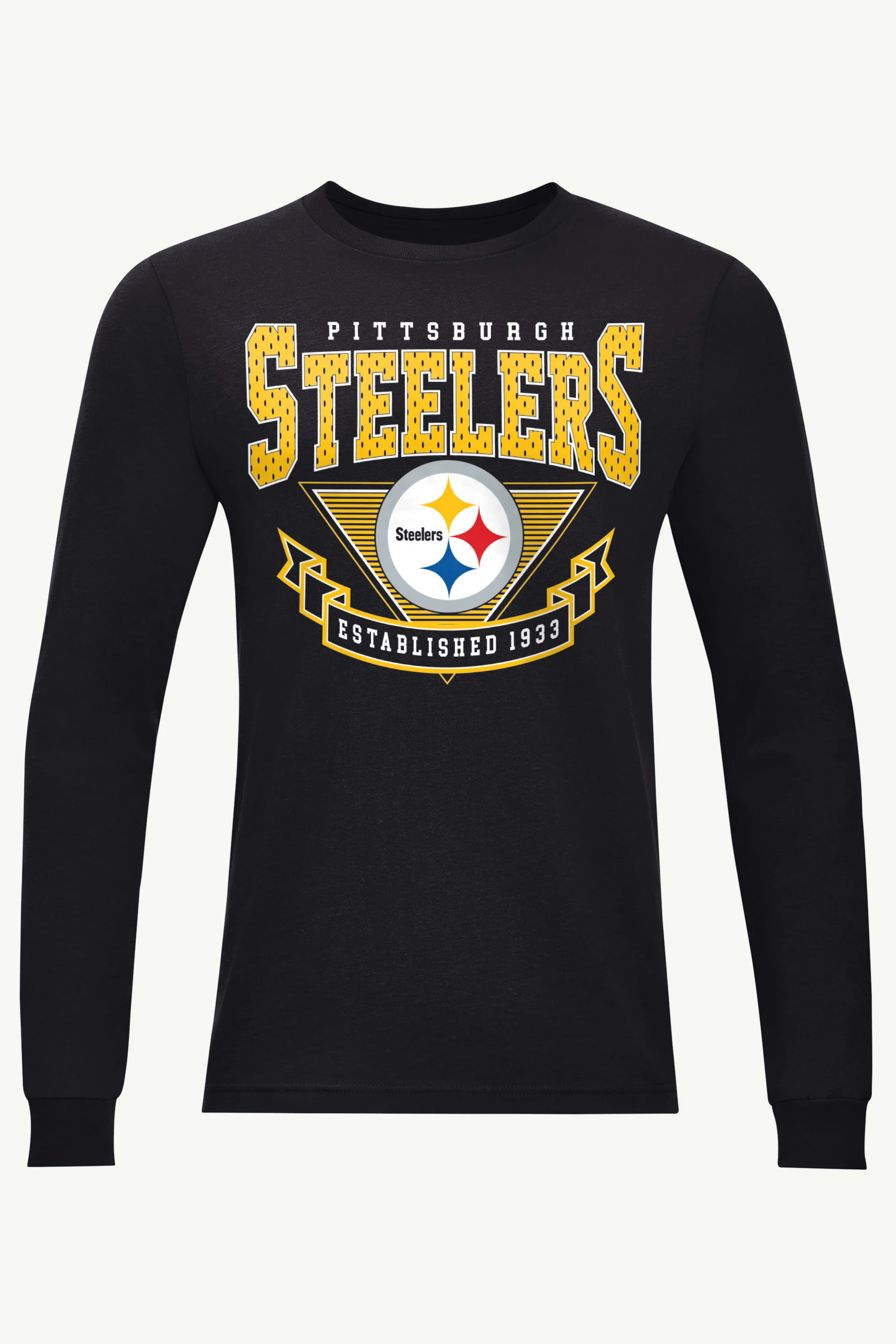 MENS PITTSBURGH STEELERS 80's INSPIRED LONG SLEEVE T SHIRT