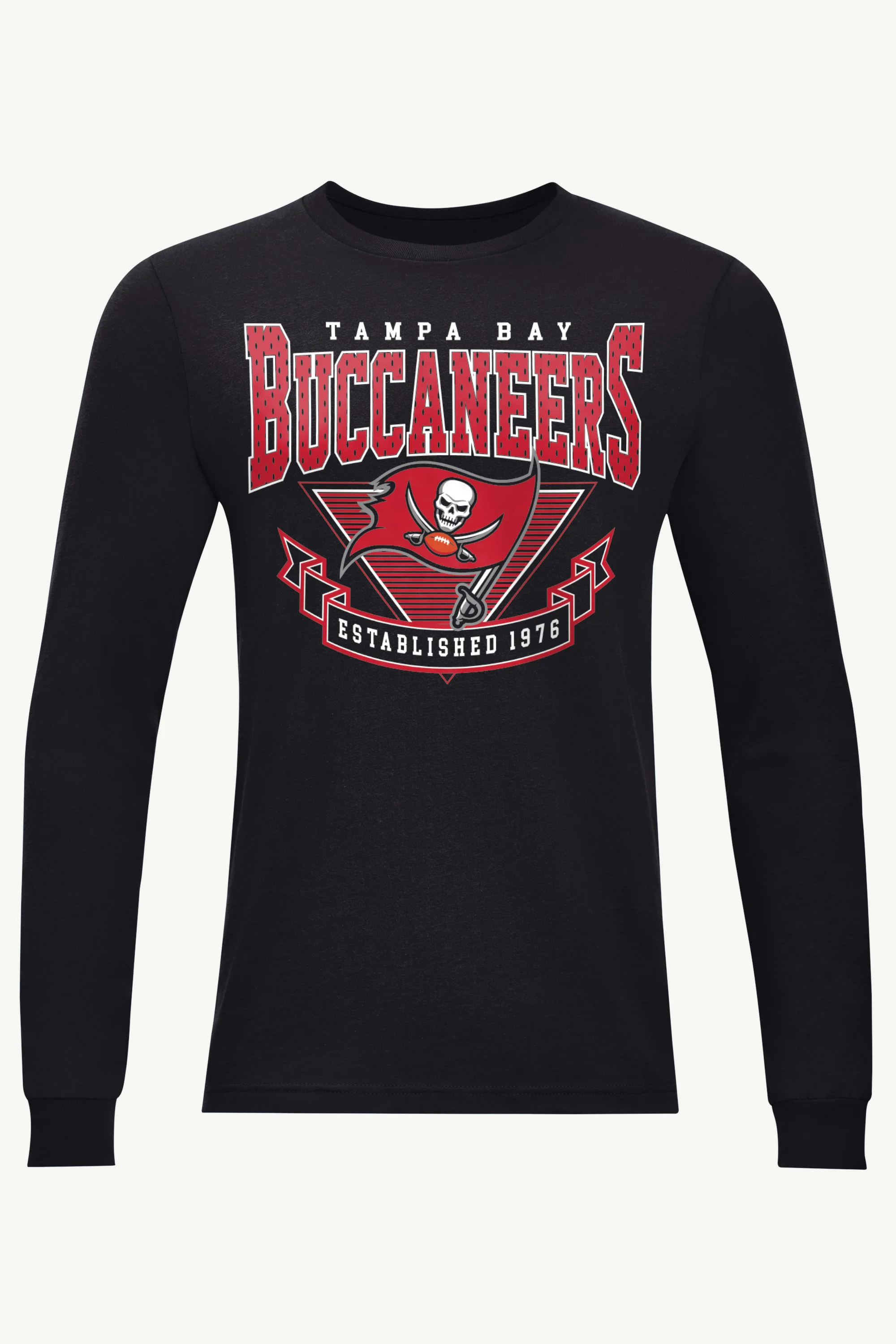 MENS TAMPA BAY BUCCANEERS 80's INSPIRED LONG SLEEVE T SHIRT