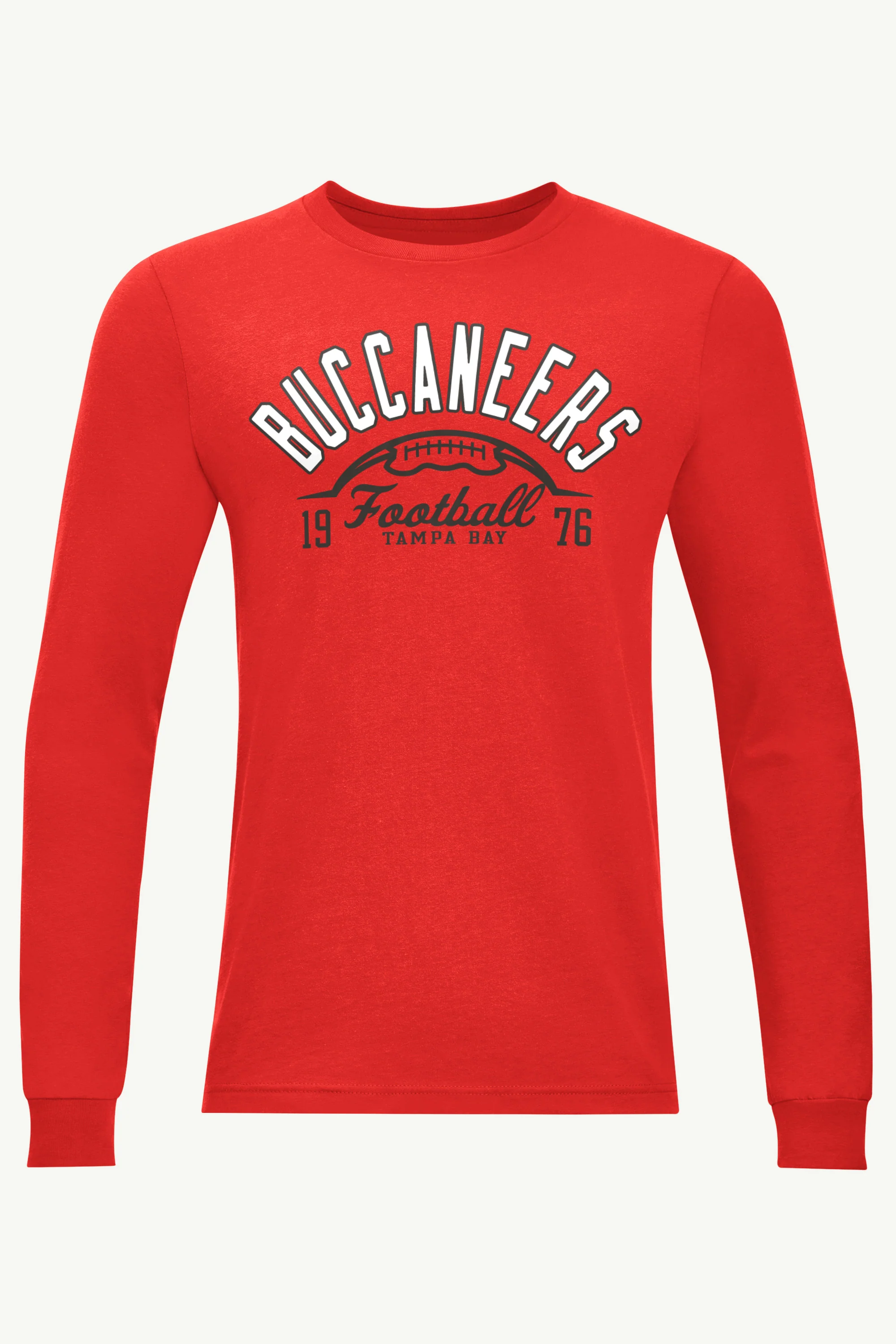 MENS TAMPA BAY BUCCANEERS HALF BALL LONG SLEEVE T SHIRT