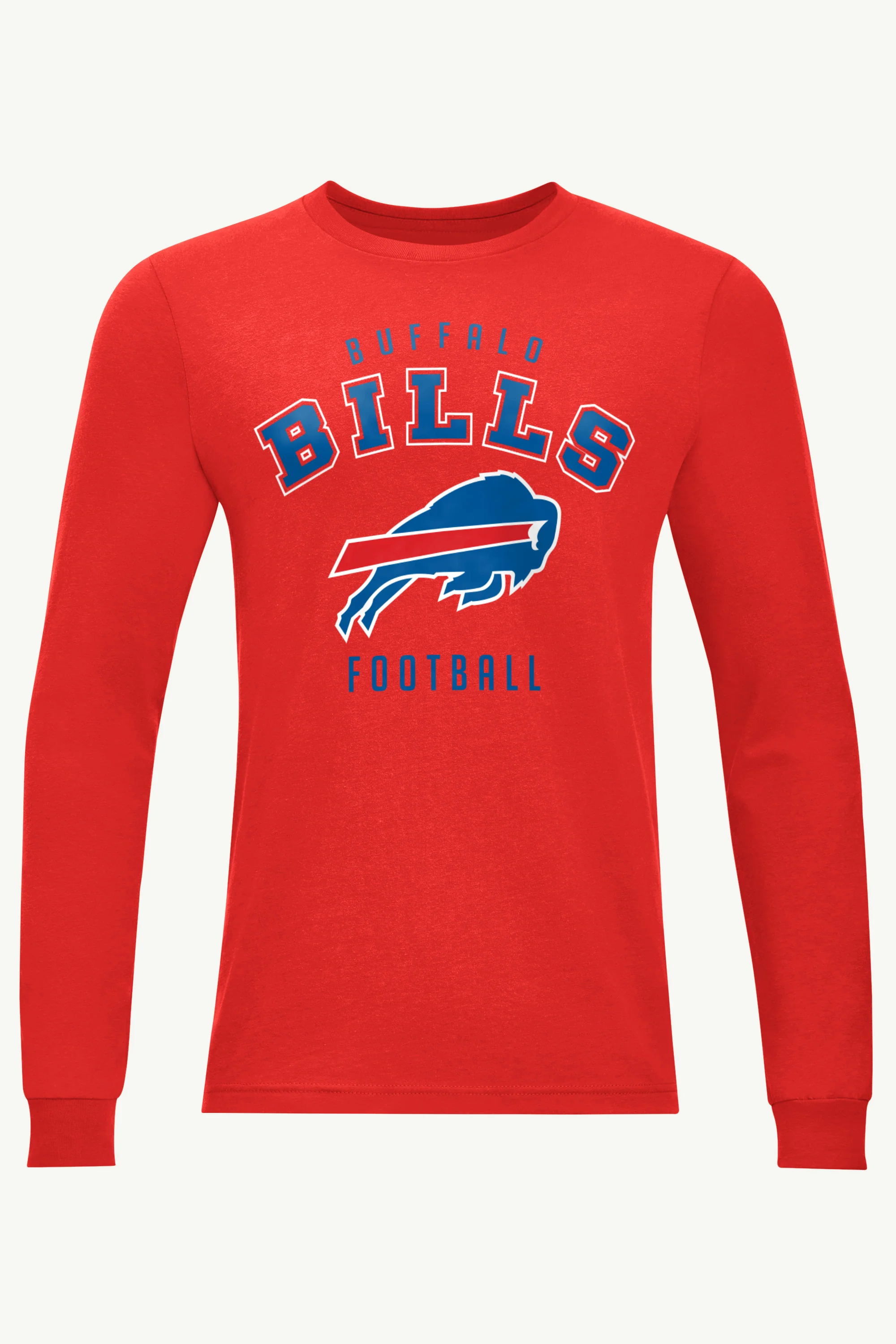 MENS BUFFALO BILLS LONG SLEEVE T SHIRT