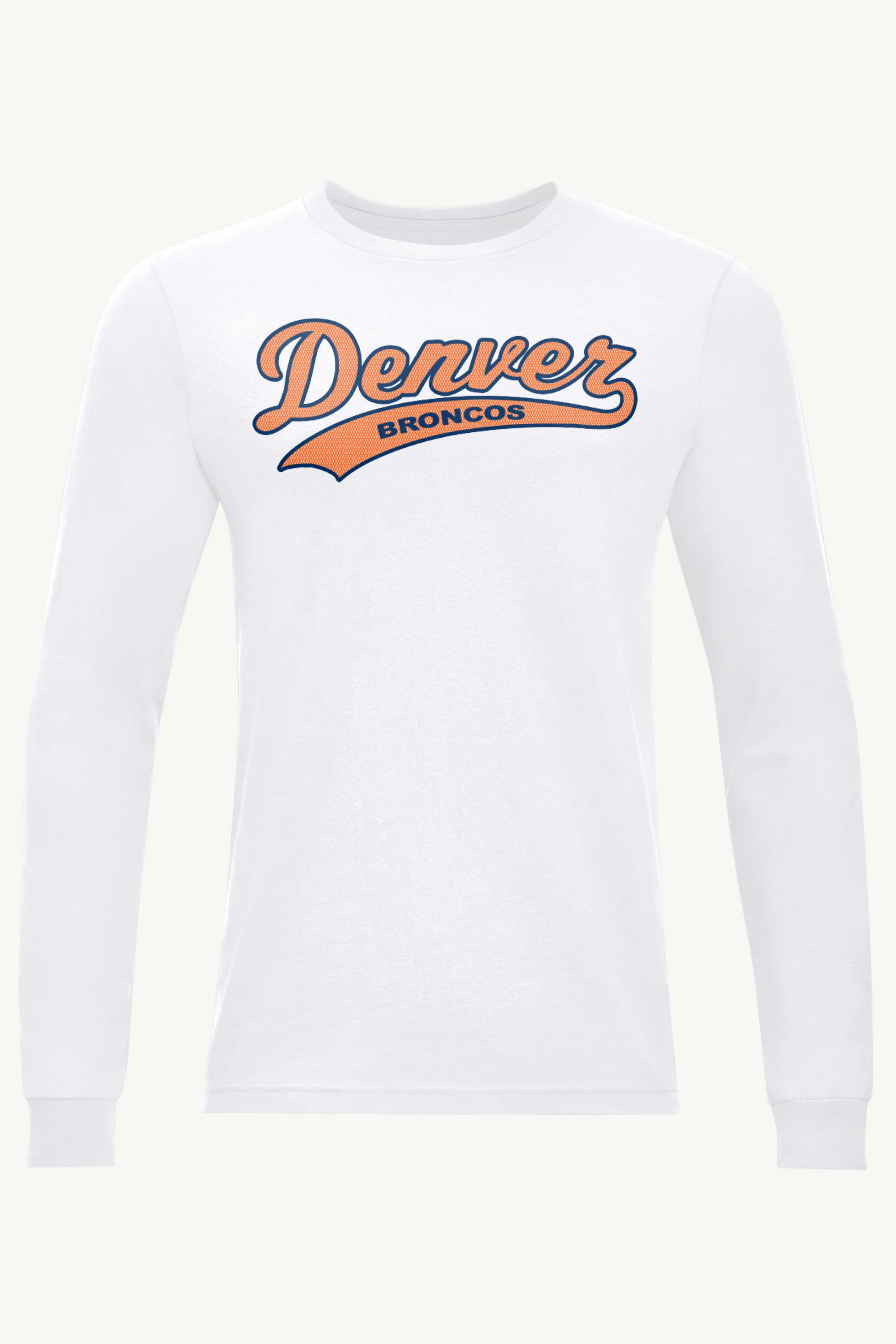 MENS DENVER BRONCOS TAILSWEEP LONG SLEEVE T SHIRT