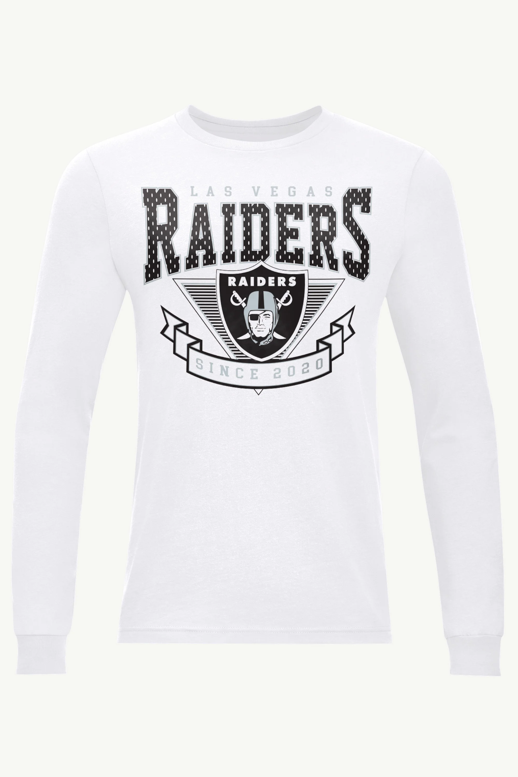 MENS LAS VEGAS RAIDERS 80's INSPIRED LONG SLEEVE T SHIRT
