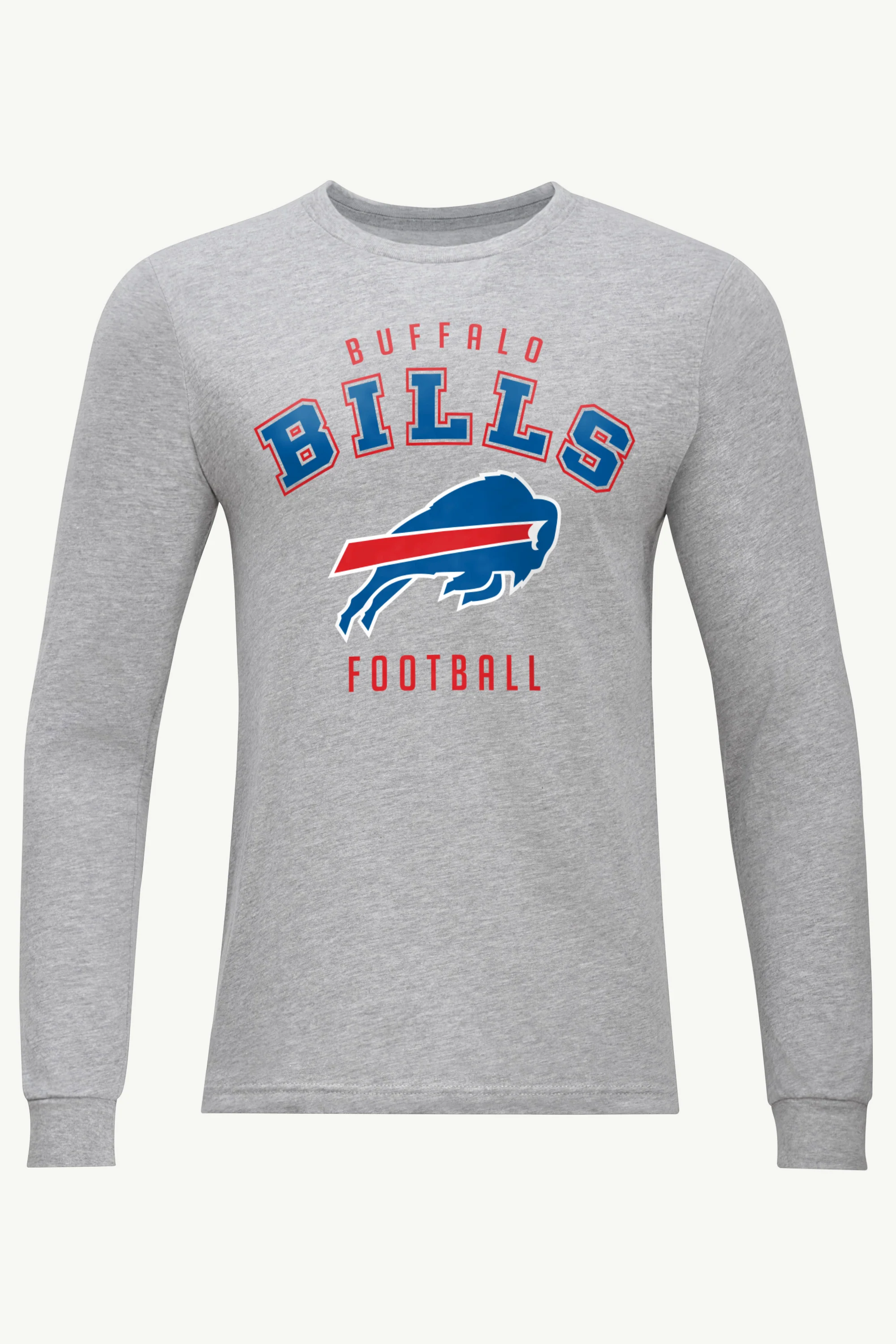 MENS BUFFALO BILLS LONG SLEEVE T SHIRT