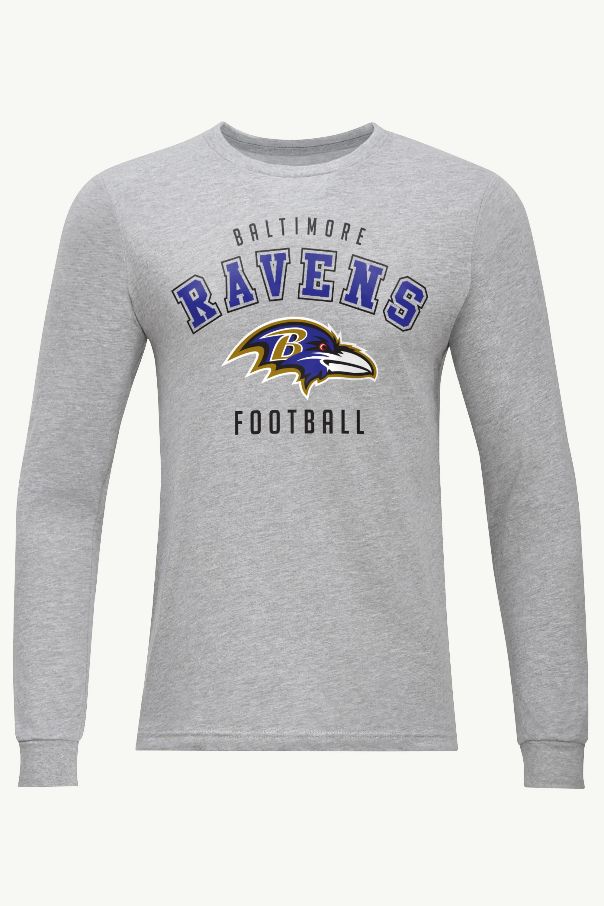 MENS BALTIMORE RAVENS LONG SLEEVE T SHIRT
