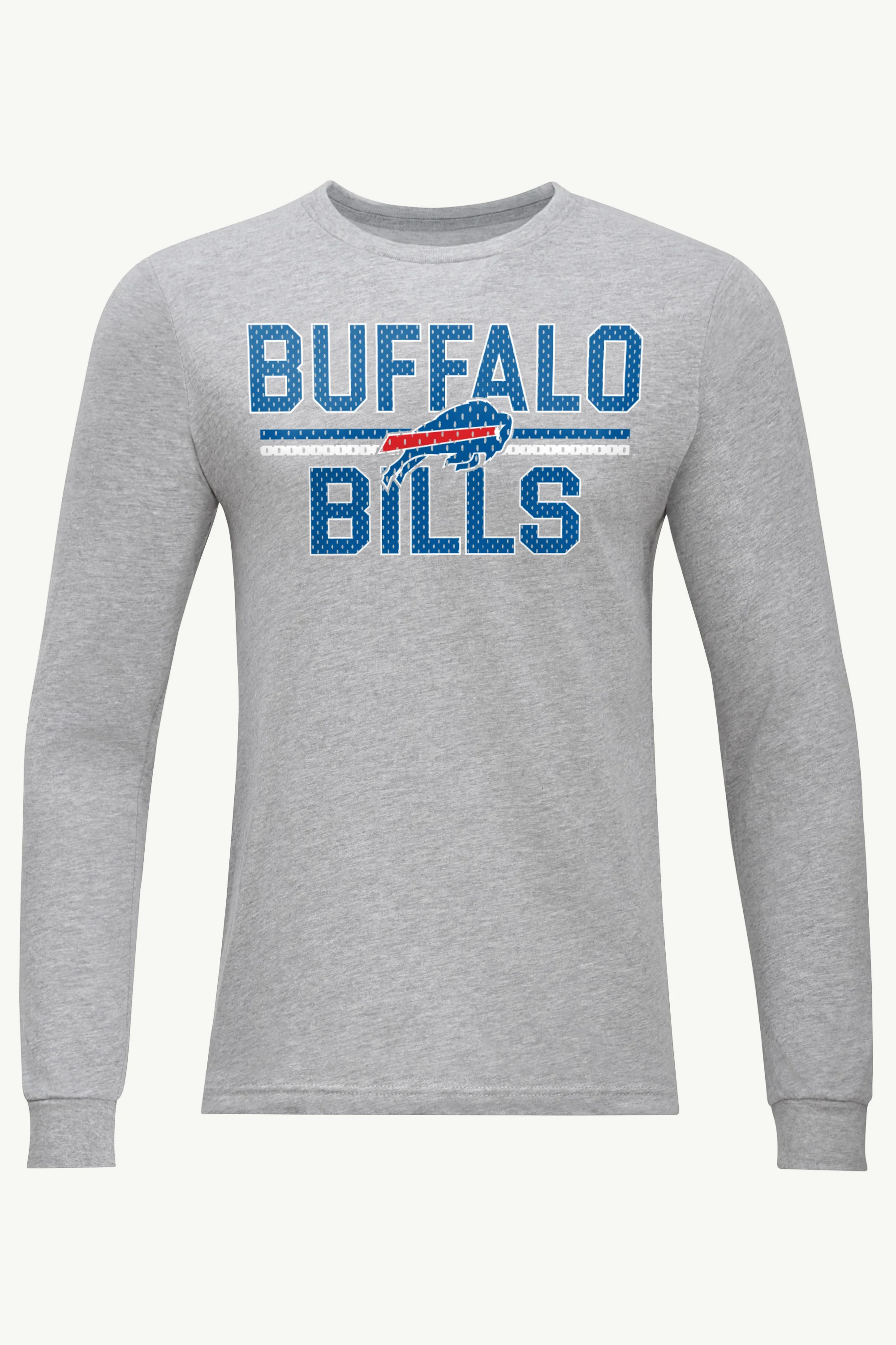 MENS BUFFALO BILLS MESH LOOK LONG SLEEVE T SHIRT