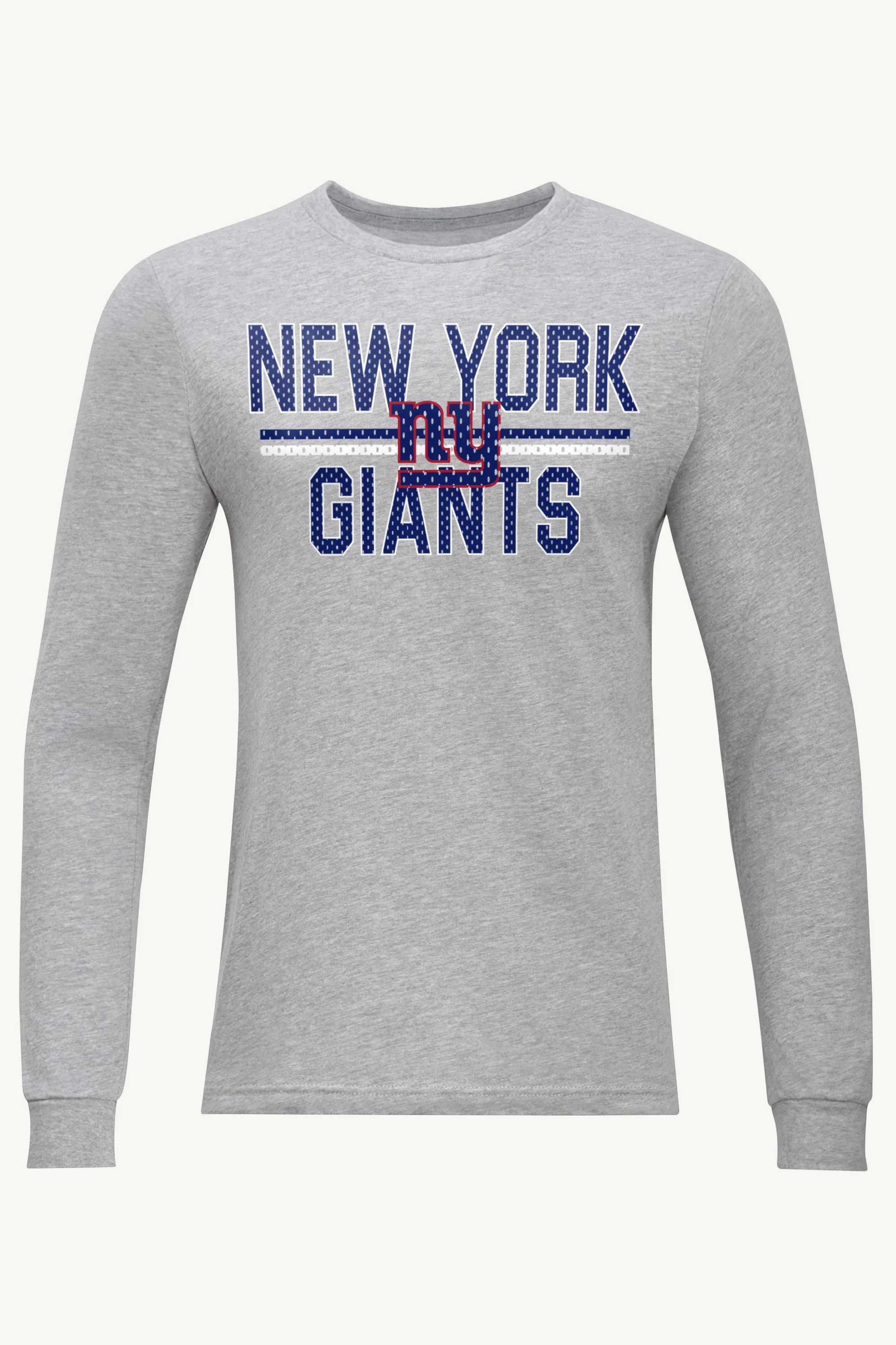 MENS NEW YORK GIANTS MESH LOOK LONG SLEEVE T SHIRT