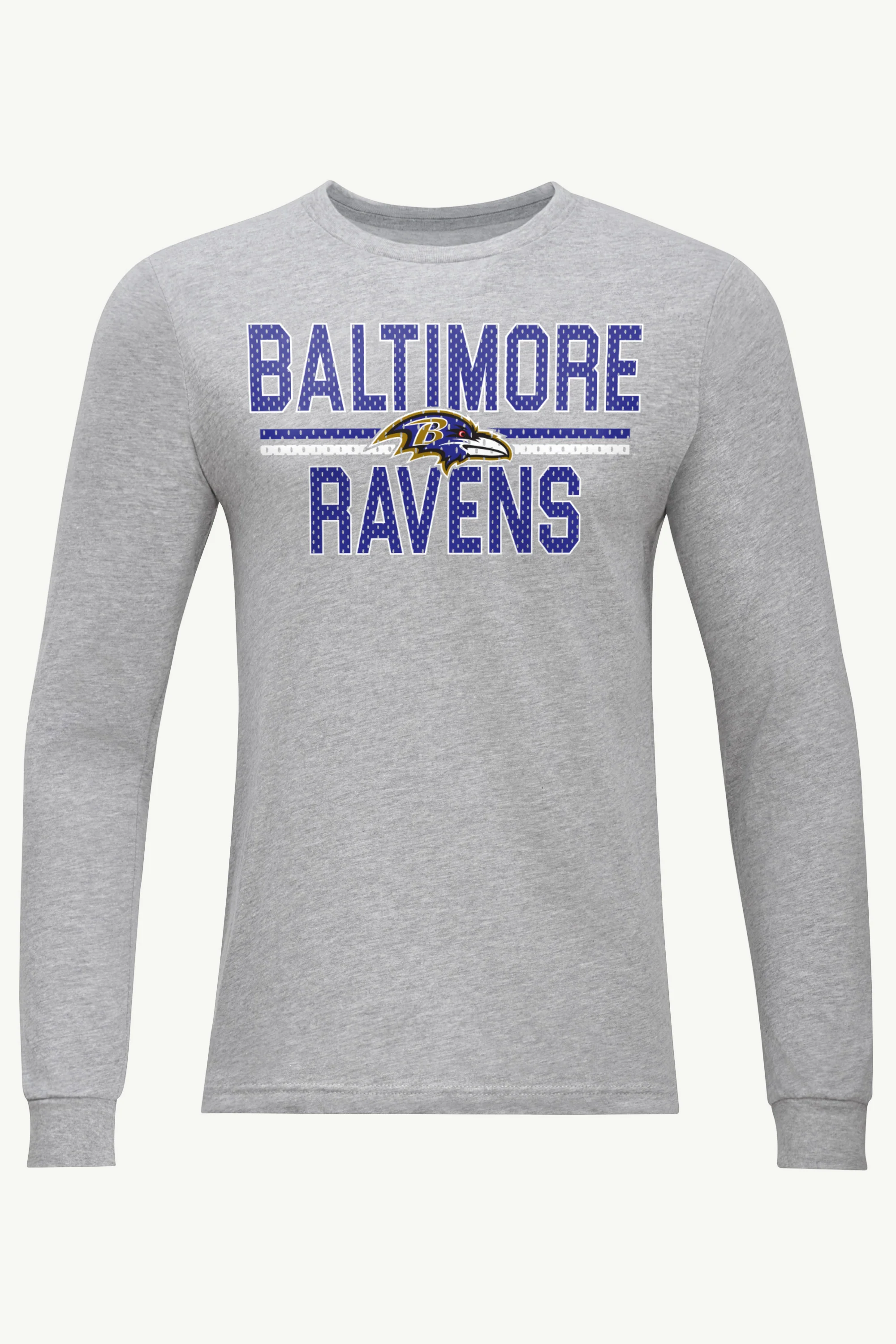 MENS BALTIMORE RAVENS MESH LOOK LONG SLEEVE T SHIRT