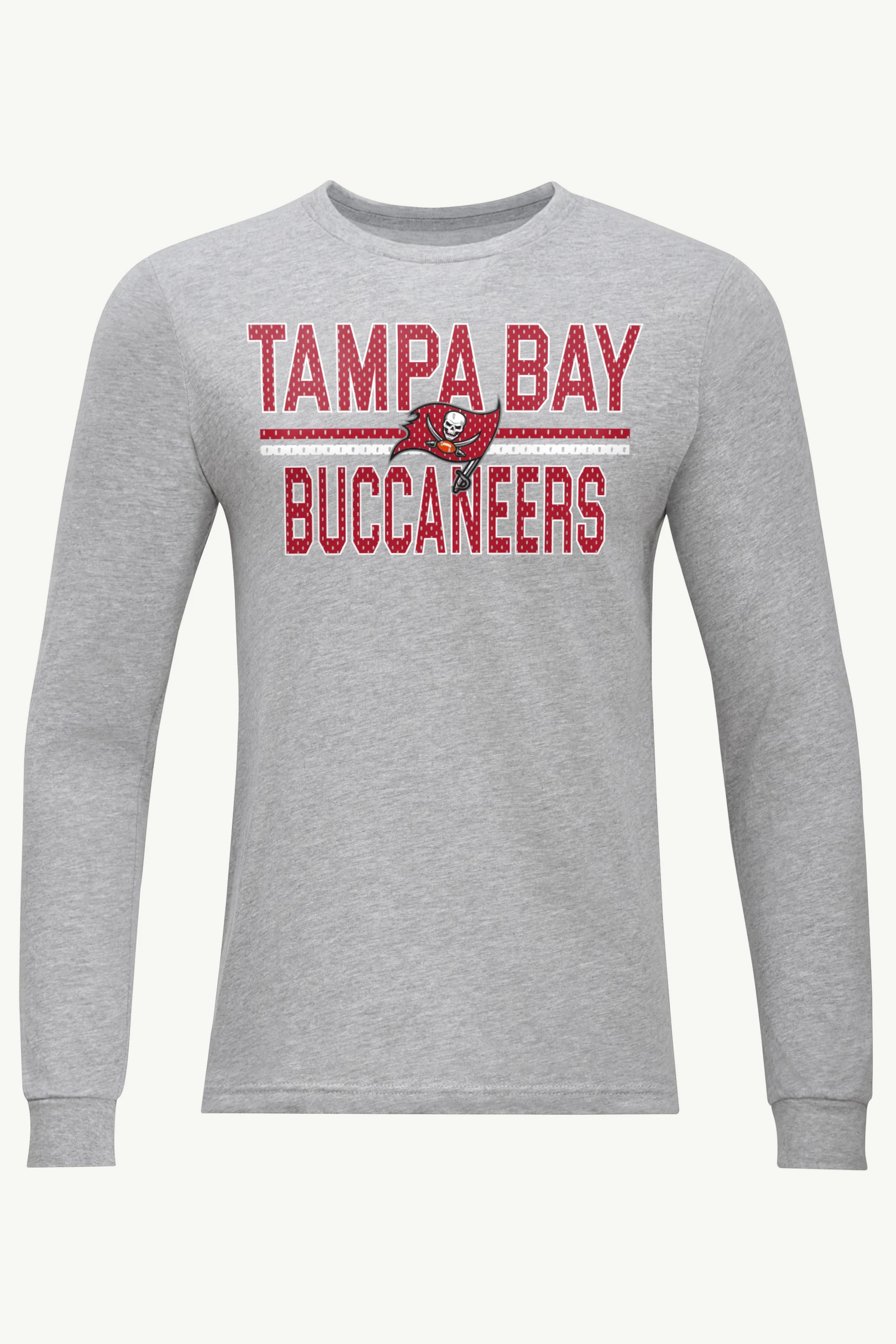 MENS TAMPA BAY BUCCANEERS MESH LOOK LONG SLEEVE T SHIRT