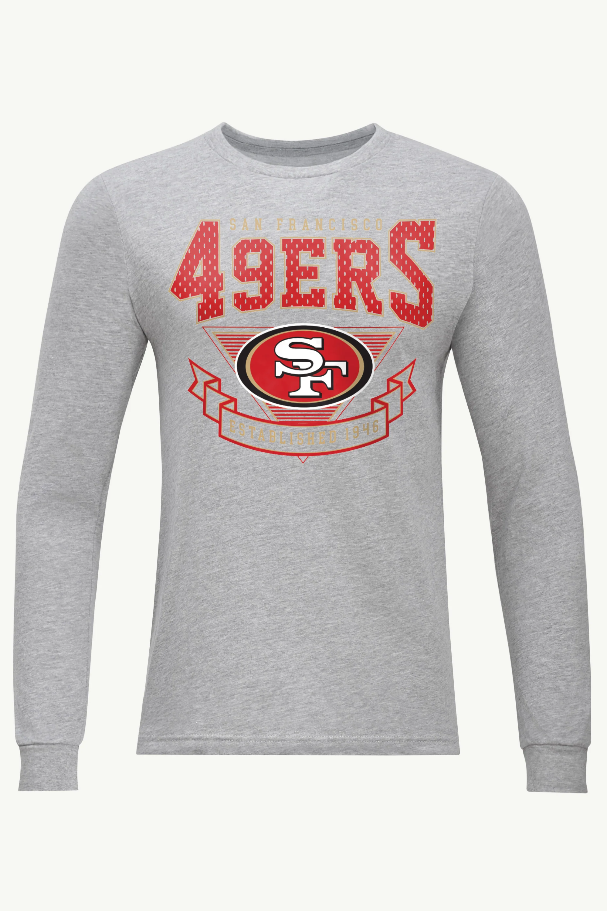 MENS SAN FRANCISCO 49ERS 80's INSPIRED LONG SLEEVE T SHIRT