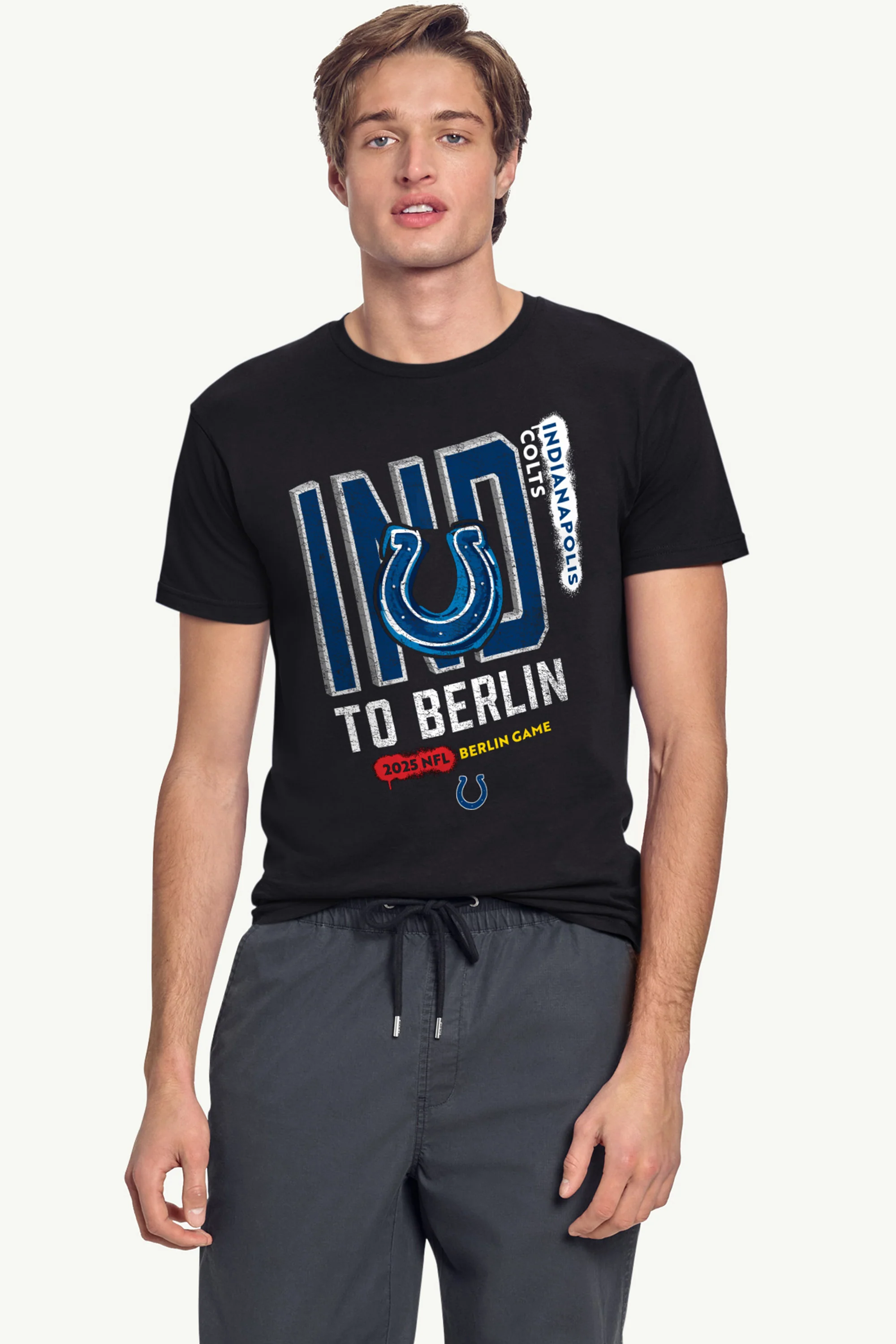 MENS INDIANAPOLIS COLTS TO BERLIN WE GO T SHIRT - Image 2
