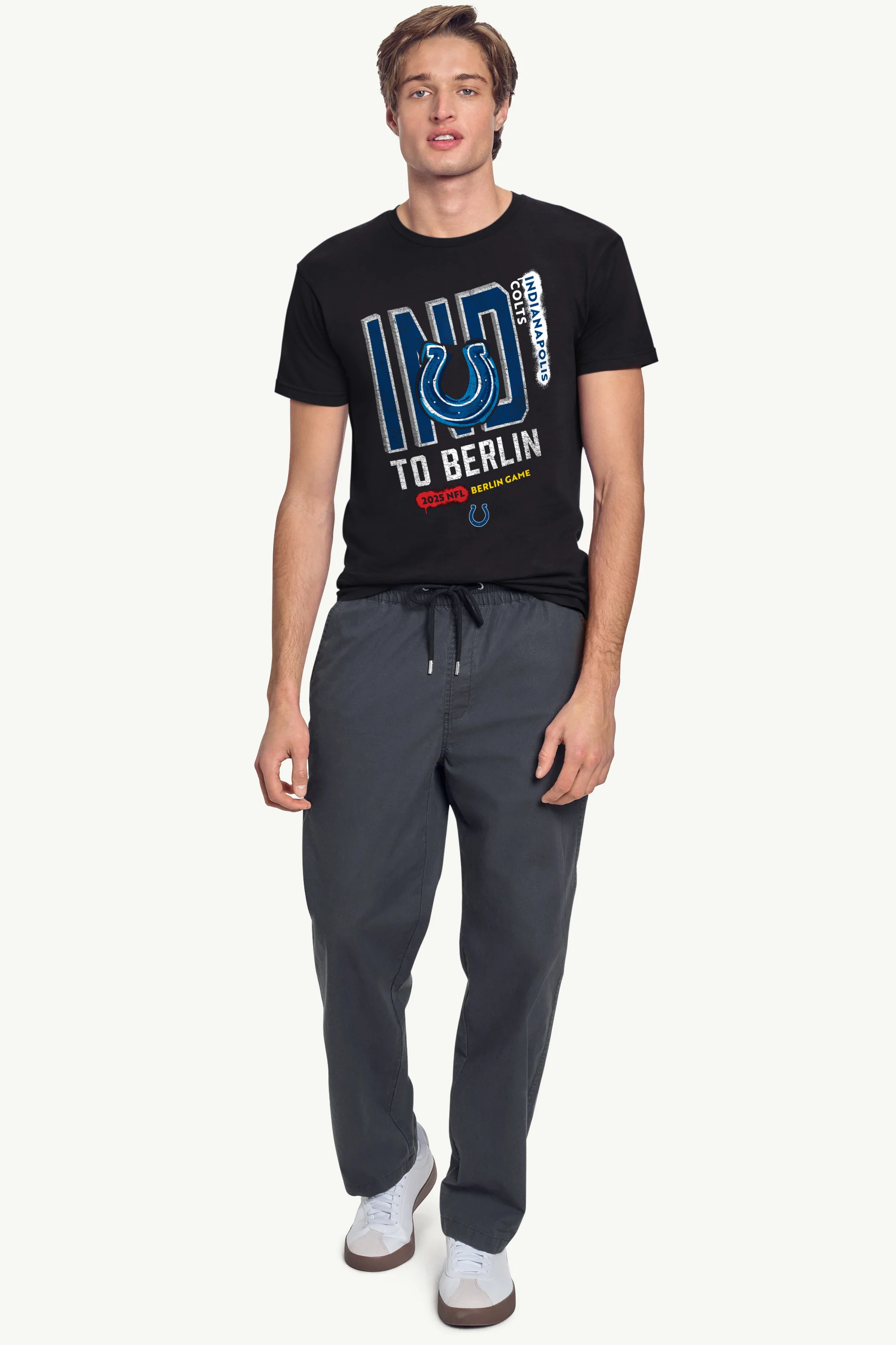 MENS INDIANAPOLIS COLTS TO BERLIN WE GO T SHIRT - Image 3