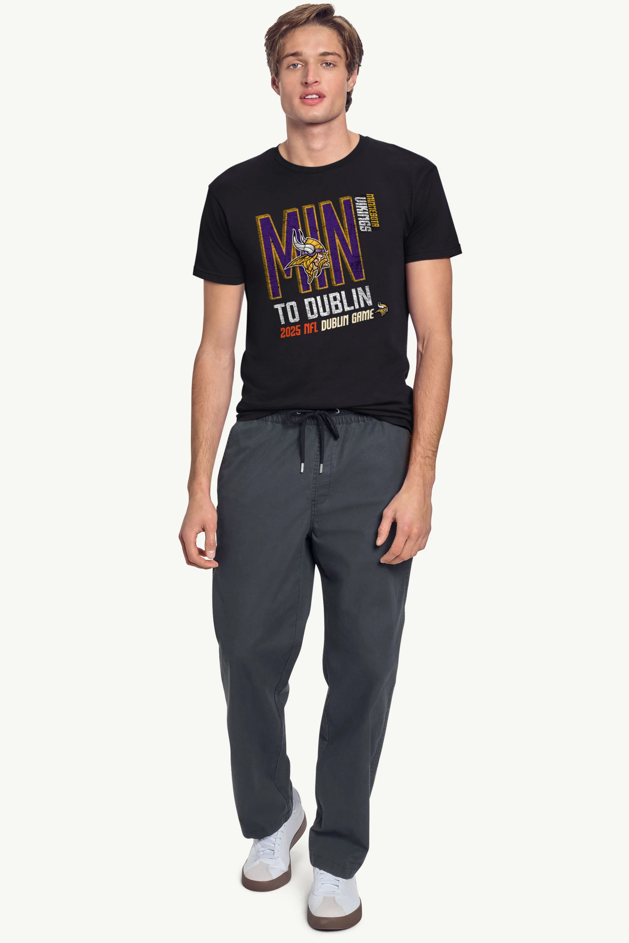 MENS MINNESOTA VIKINGS TO DUBLIN WE GO T SHIRT - Image 2
