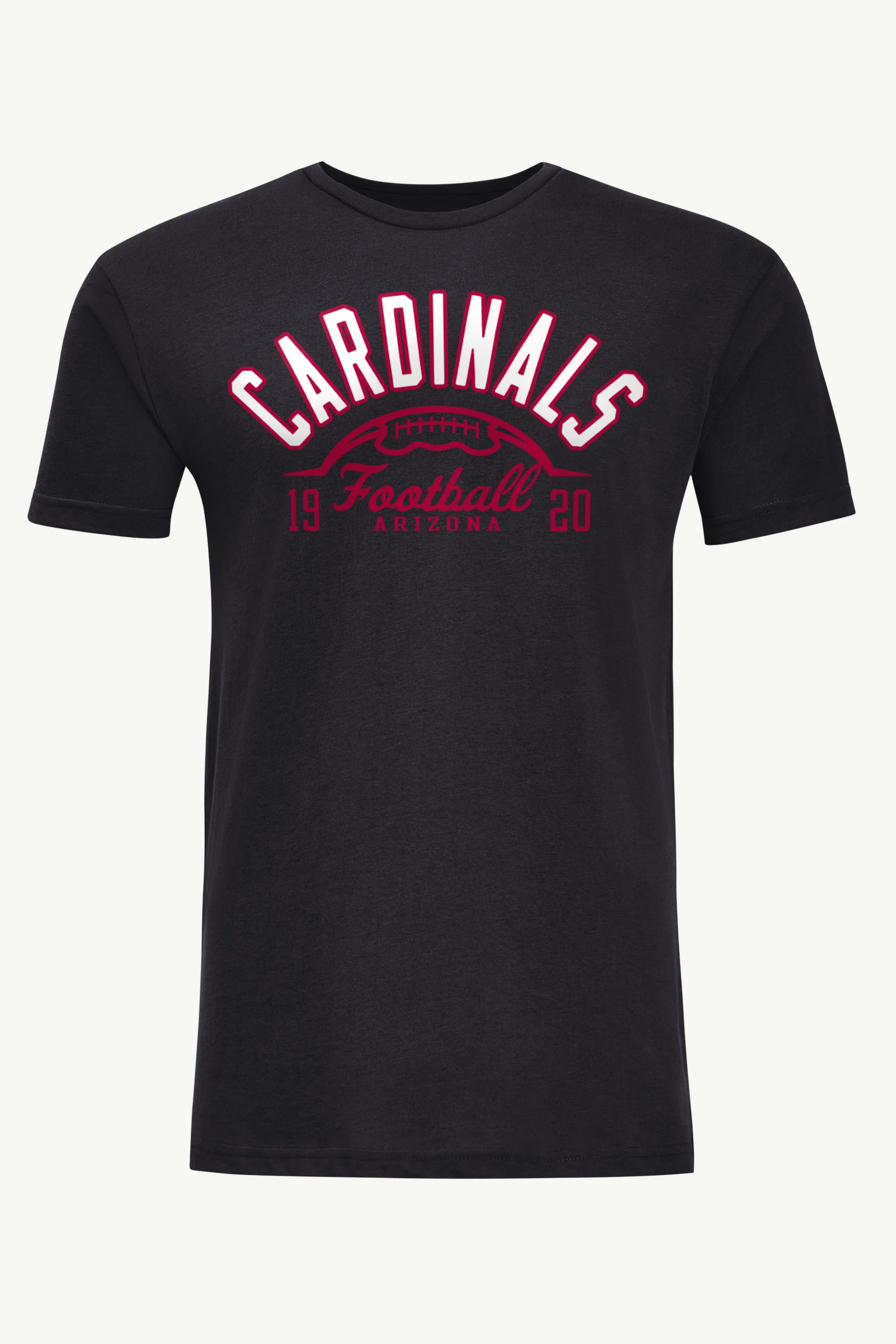 MENS ARIZONA CARDINALS HALF BALL T SHIRT