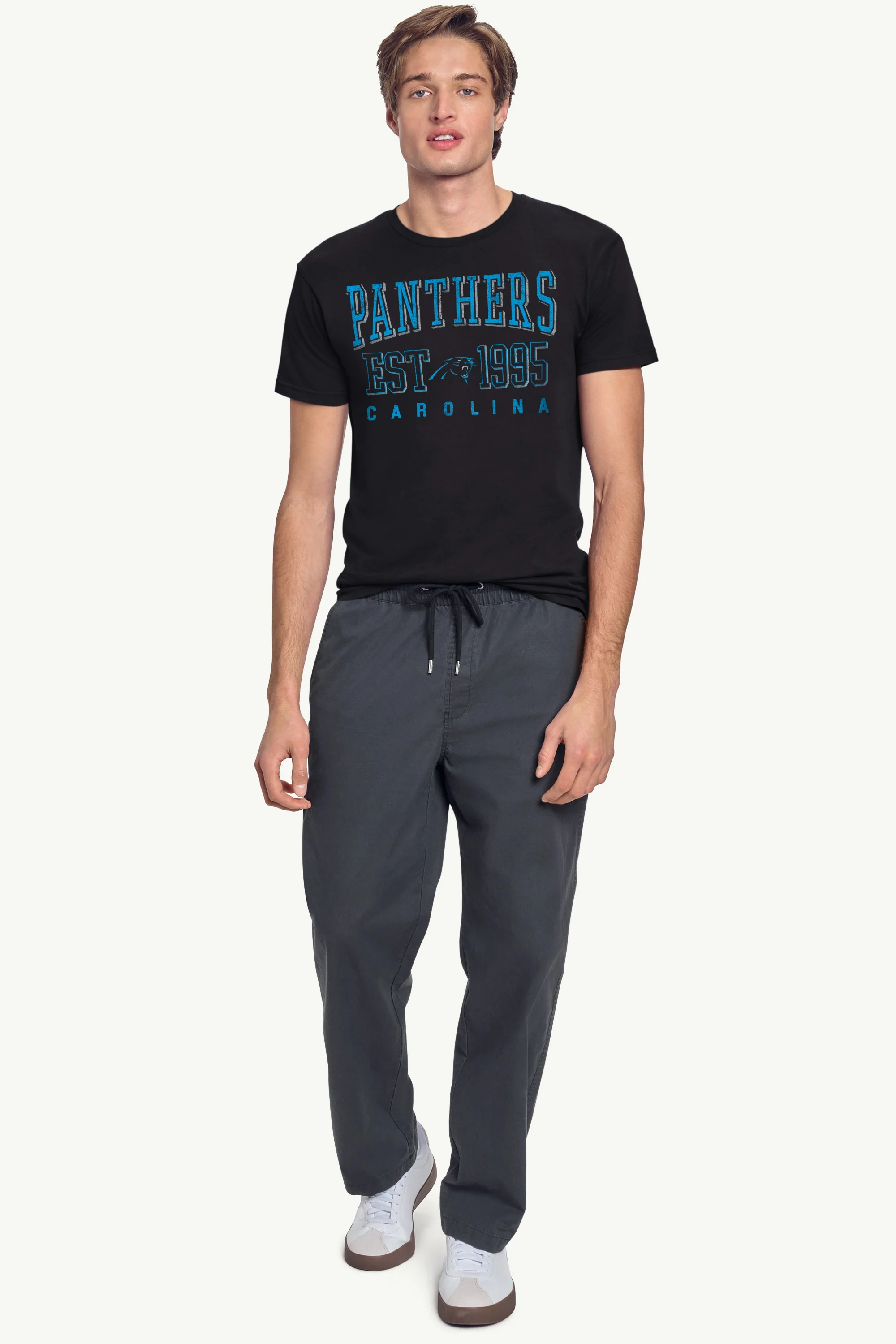 MENS CAROLINA PANTHERS RETRO T SHIRT - Image 3