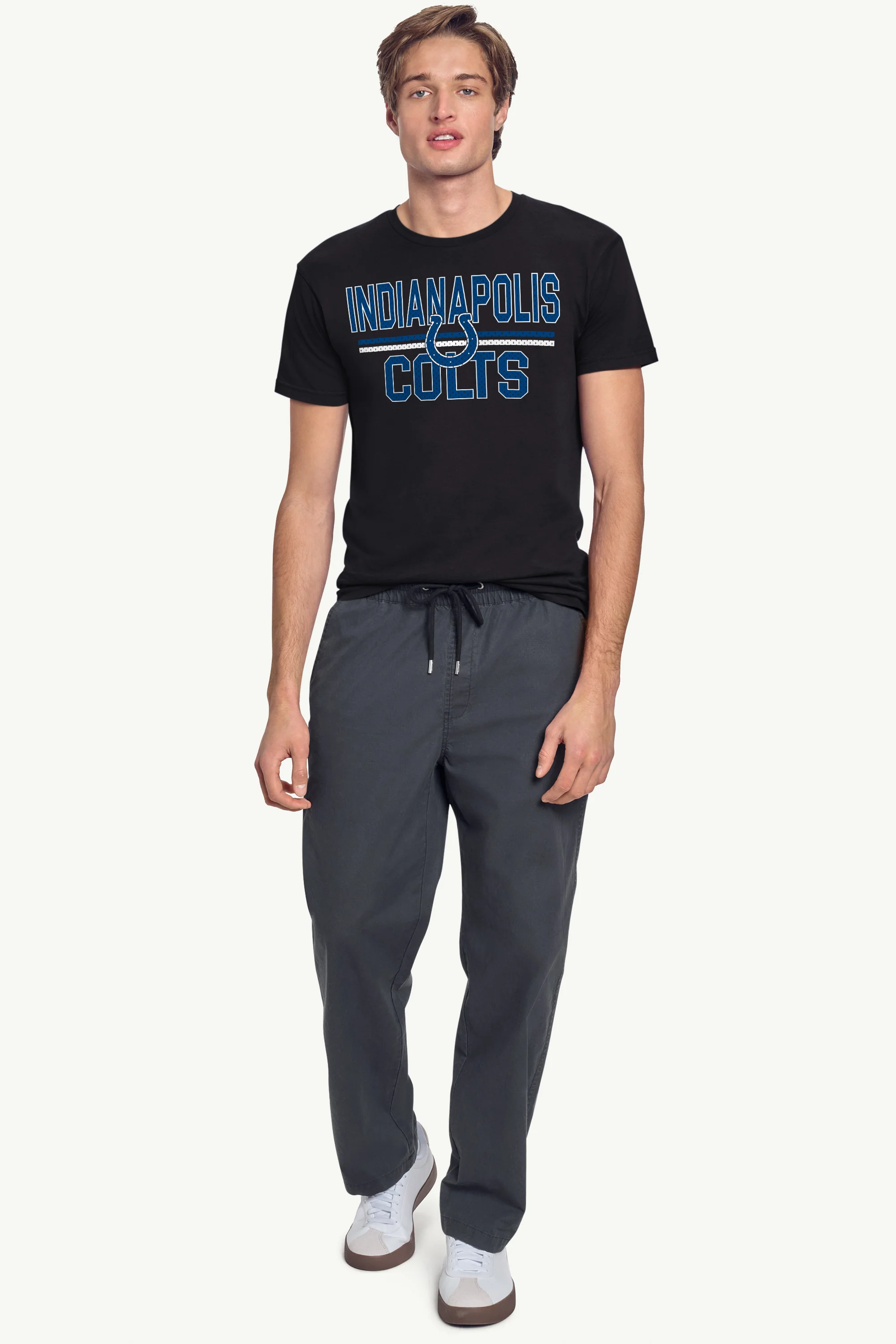 MENS INDIANAPOLIS COLTS MESH LOOK T SHIRT - Image 3