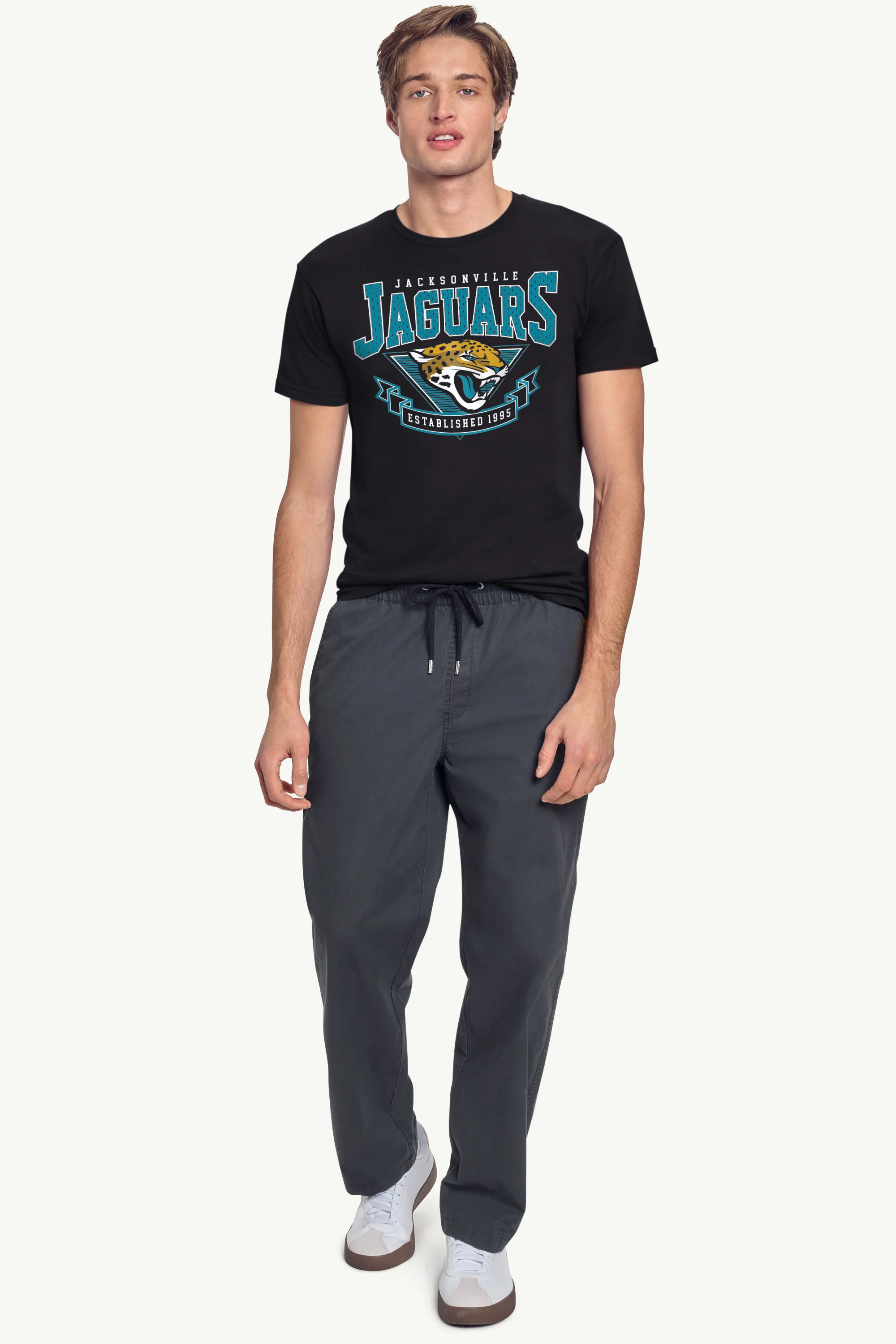 MENS JACKSONVILLE JAGUARS 80's INSPIRED T SHIRT - Image 3