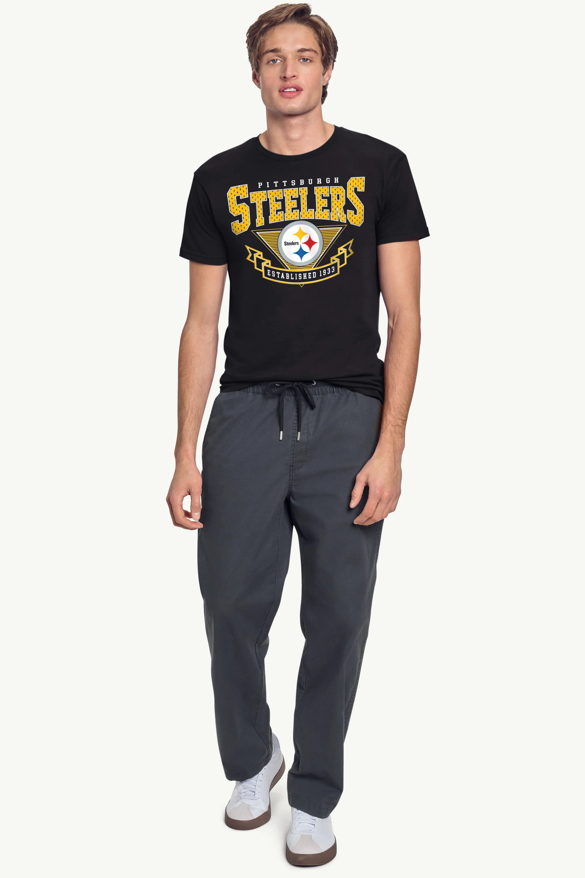 MENS PITTSBURGH STEELERS 80's INSPIRED T SHIRT - Image 3