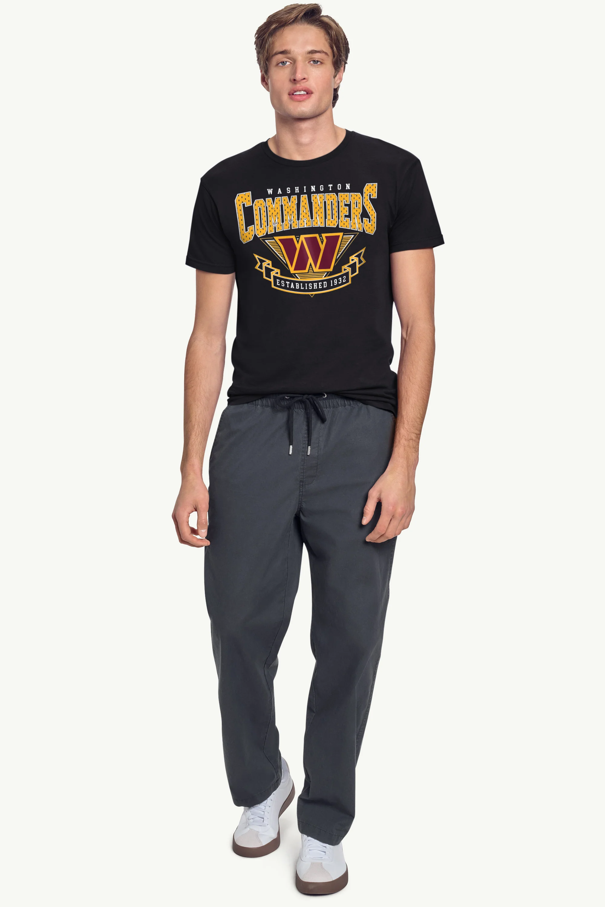 MENS WASHINGTON COMMANDERS 80's INSPIRED T SHIRT - Image 3