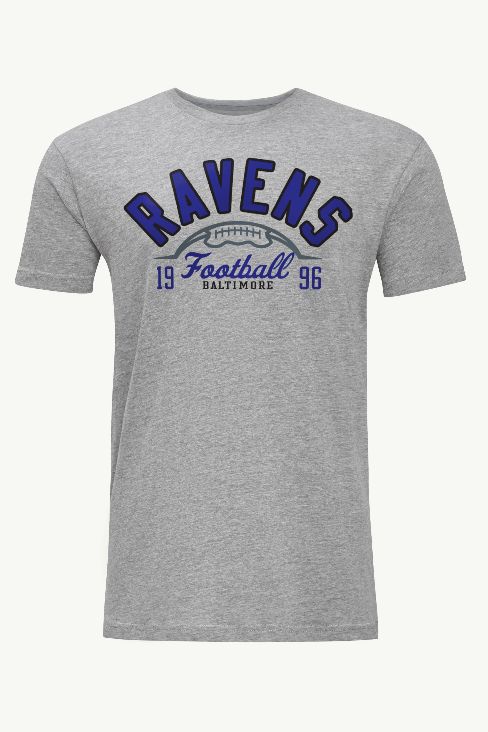 MENS BALTIMORE RAVENS HALF BALL T SHIRT